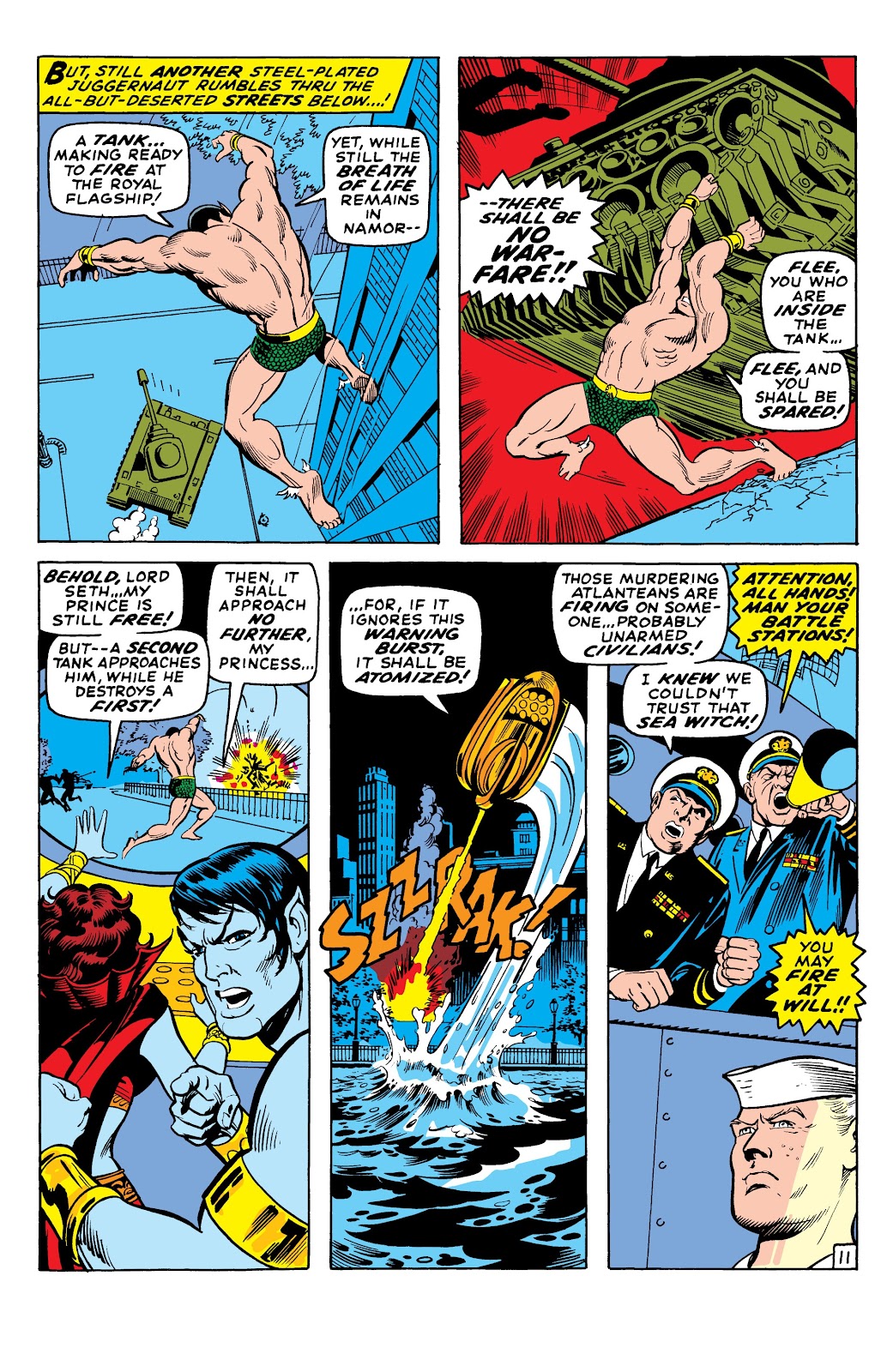 Namor, The Sub-Mariner Epic Collection: Enter The Sub-Mariner issue Who Strikes For Atlantis (Part 2) - Page 138