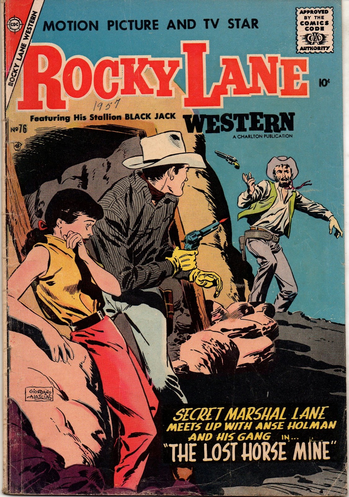 Rocky Lane Western (1954) issue 76 - Page 1