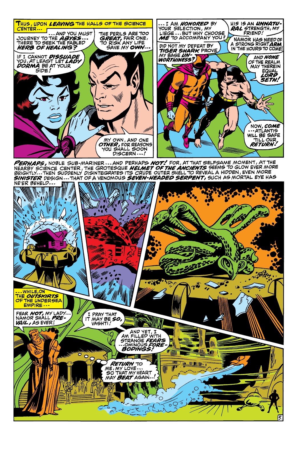 Namor, The Sub-Mariner Epic Collection: Enter The Sub-Mariner issue Who Strikes For Atlantis (Part 1) - Page 115
