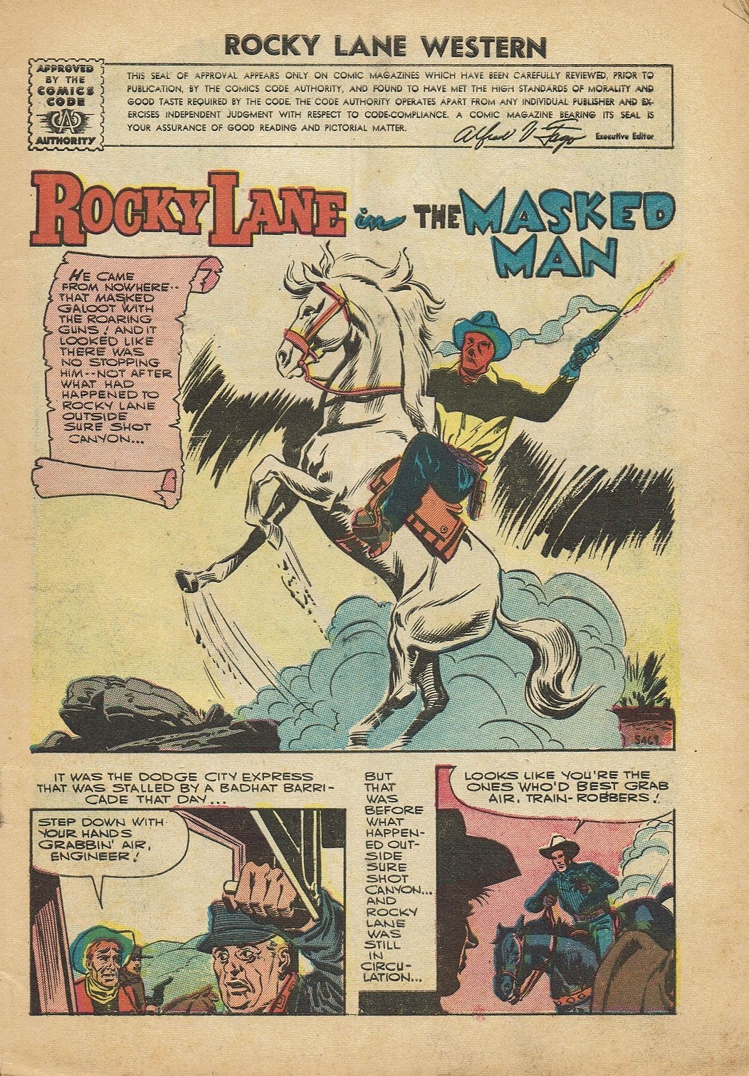 Rocky Lane Western (1954) issue 74 - Page 3