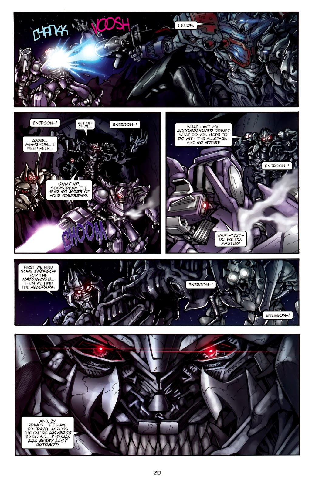 Transformers: Dark of the Moon: Movie Prequel: Foundation issue 4 - Page 20