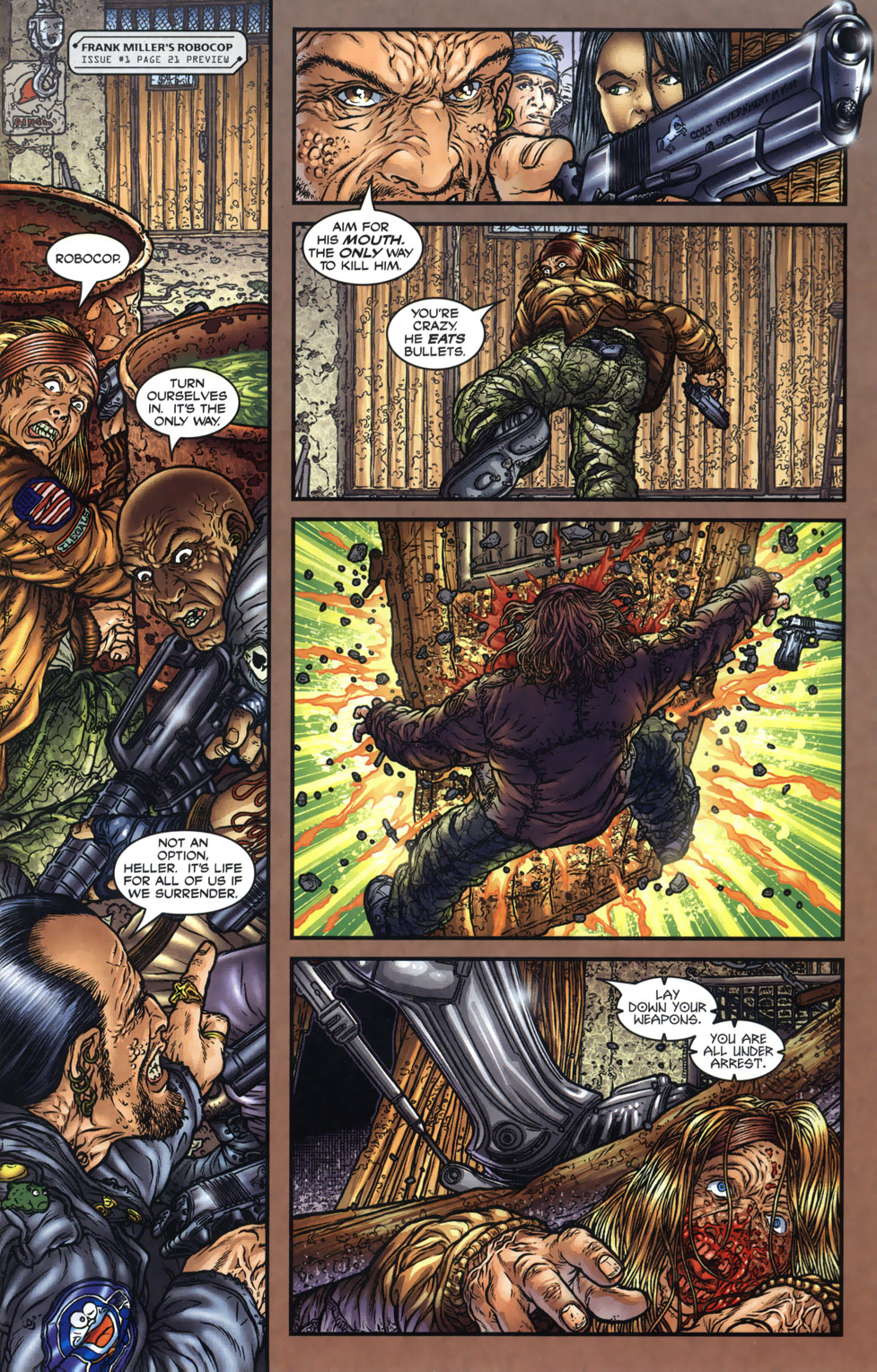 Frank Miller's Robocop / Stargate SG1 FCBD Edition issue Full - Page 12