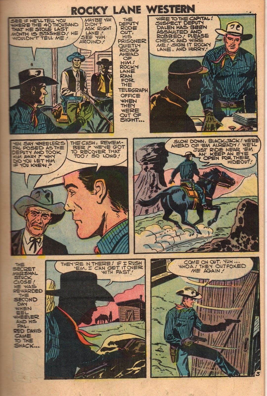 Rocky Lane Western (1954) issue 79 - Page 19