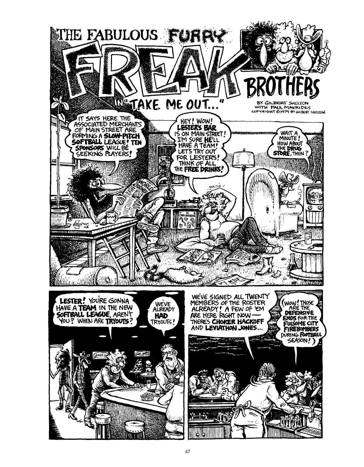 The Fabulous Furry Freak Brothers: In the 21st Century and Other Follies issue Grass Roots and Other Follies - Page 54