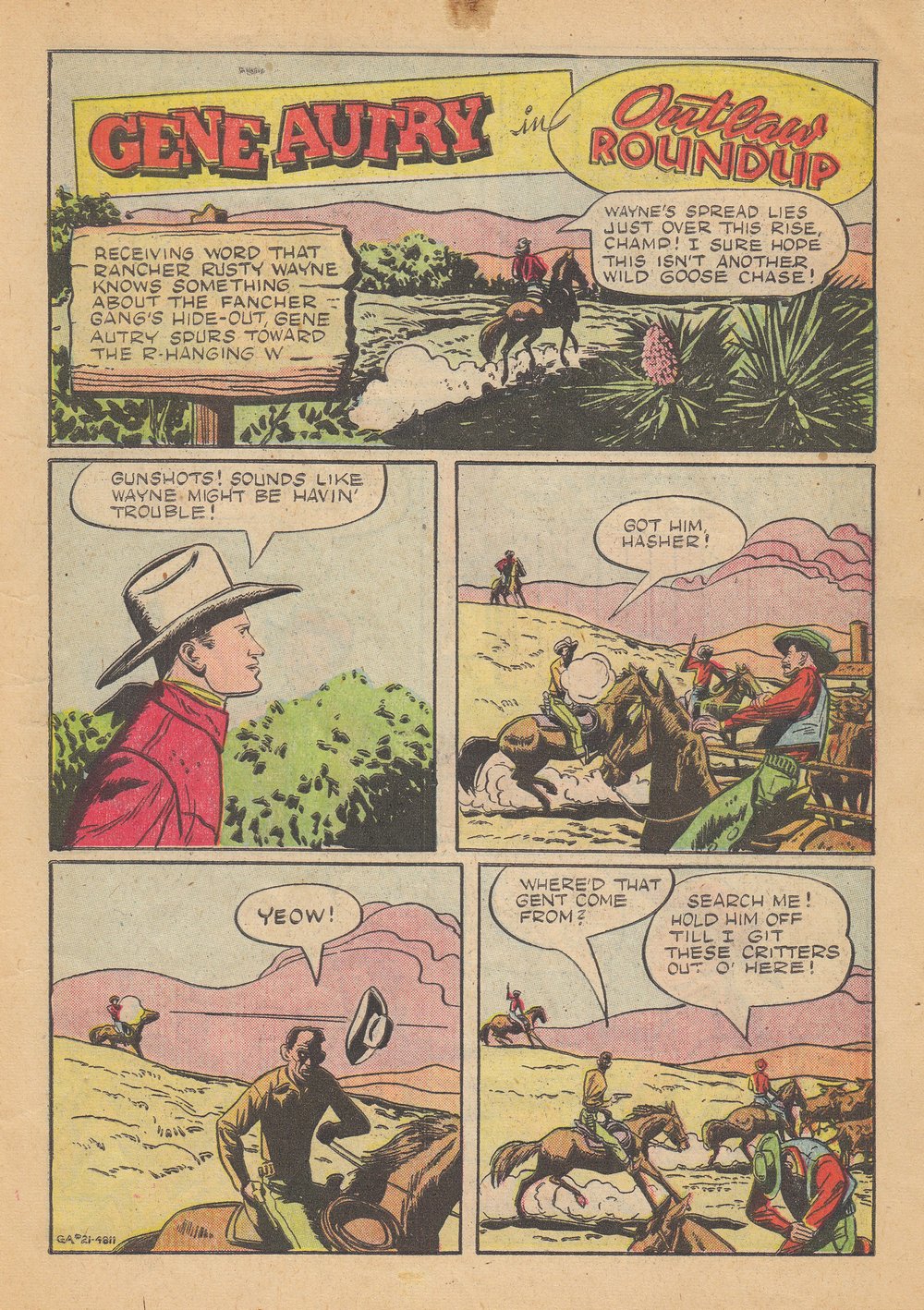 Gene Autry Comics (1946) issue 21 - Page 3