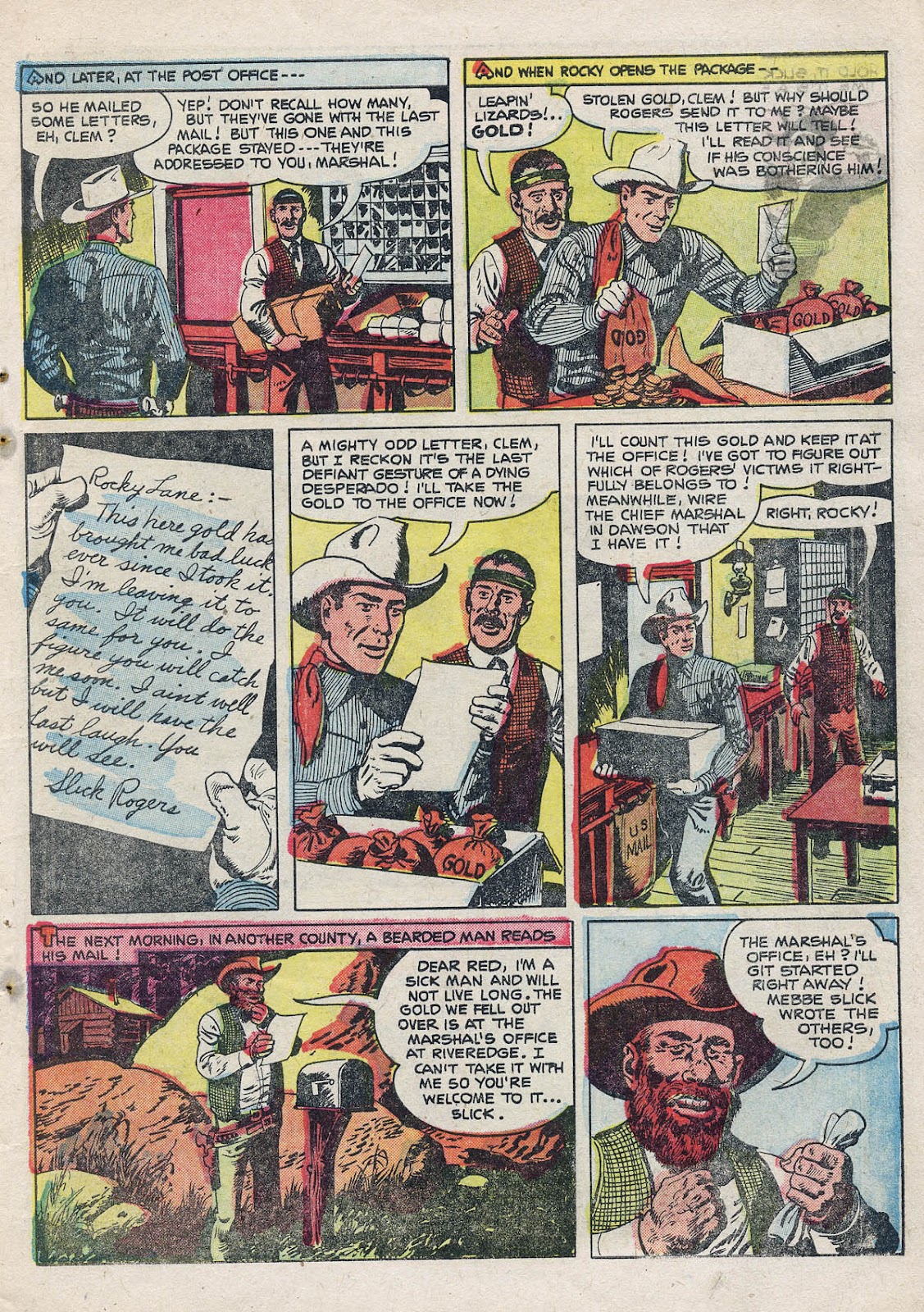 Rocky Lane Western (1954) issue 67 - Page 7