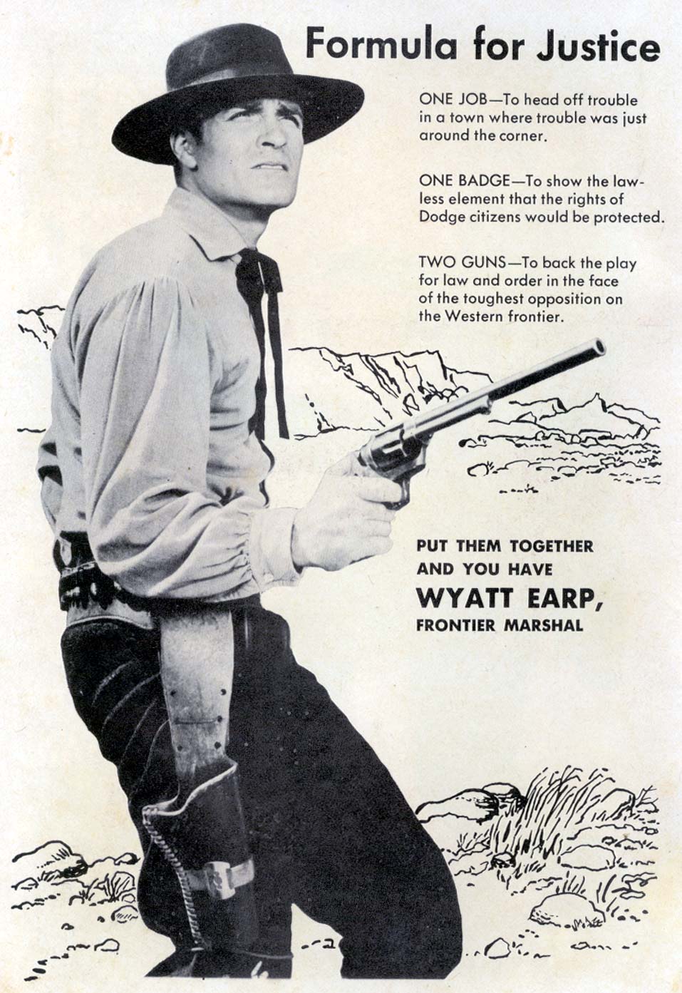 Hugh O'Brian, Famous Marshal Wyatt Earp issue 7 - Page 2