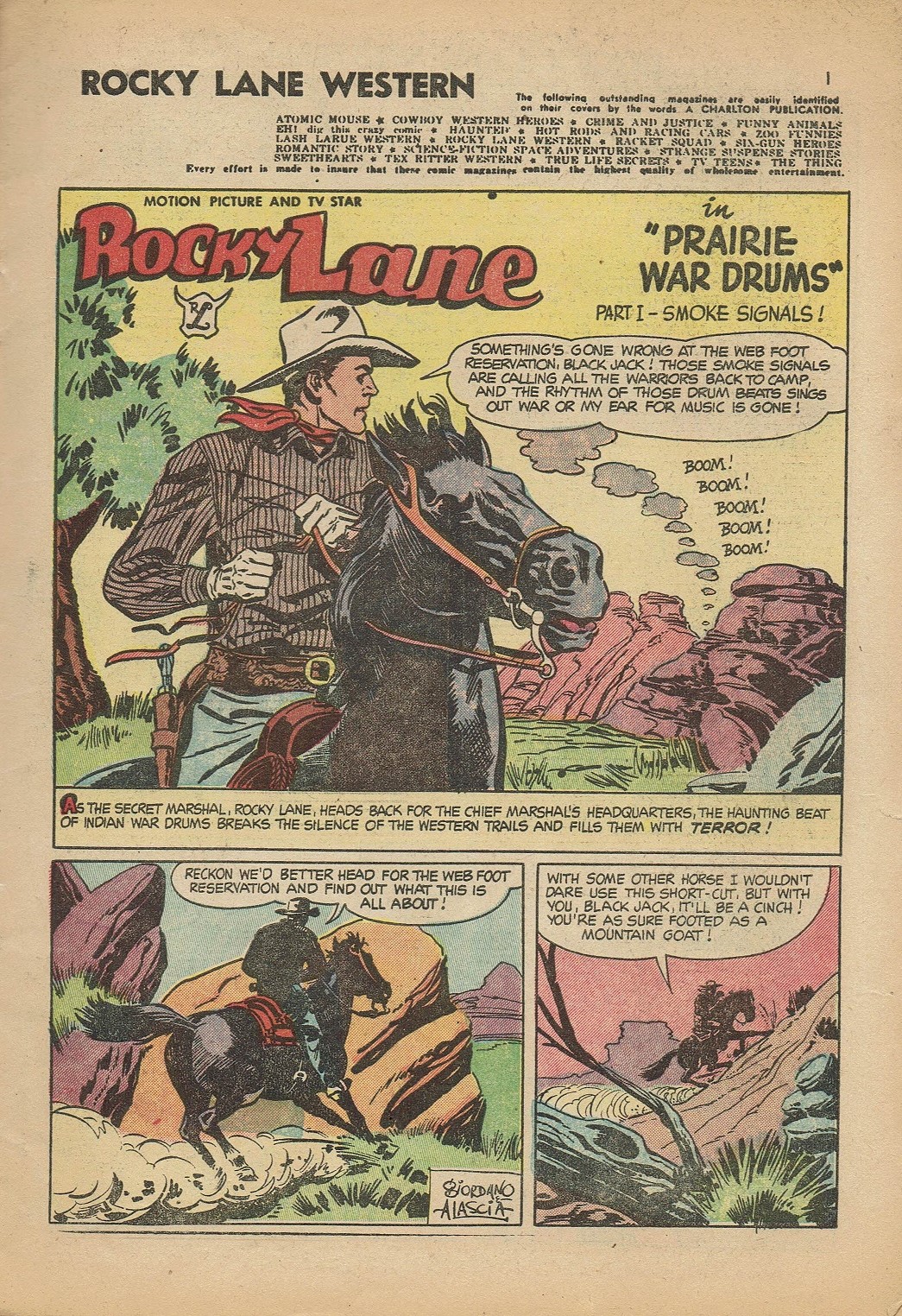 Rocky Lane Western (1954) issue 61 - Page 3