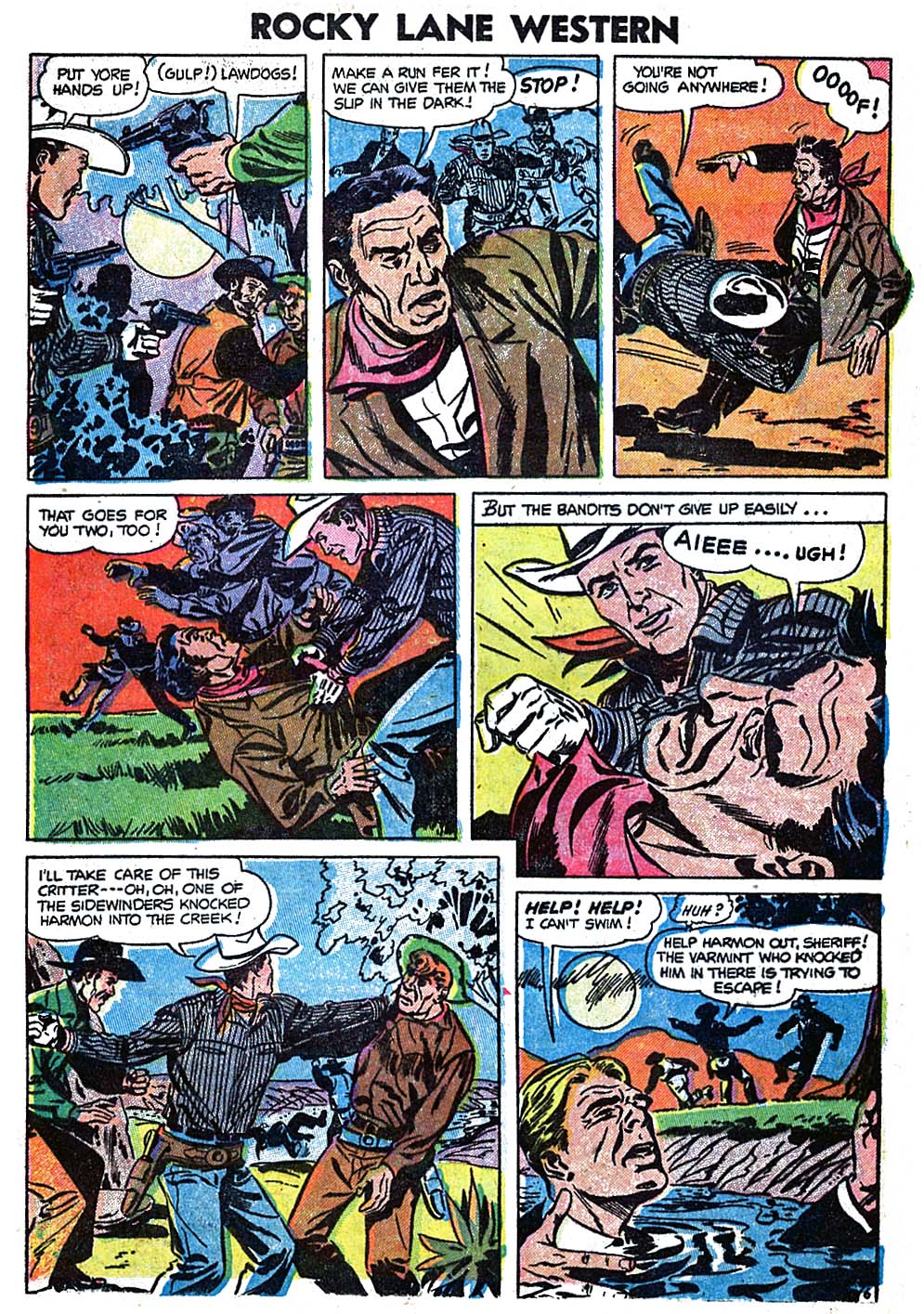 Rocky Lane Western (1954) issue 60 - Page 7