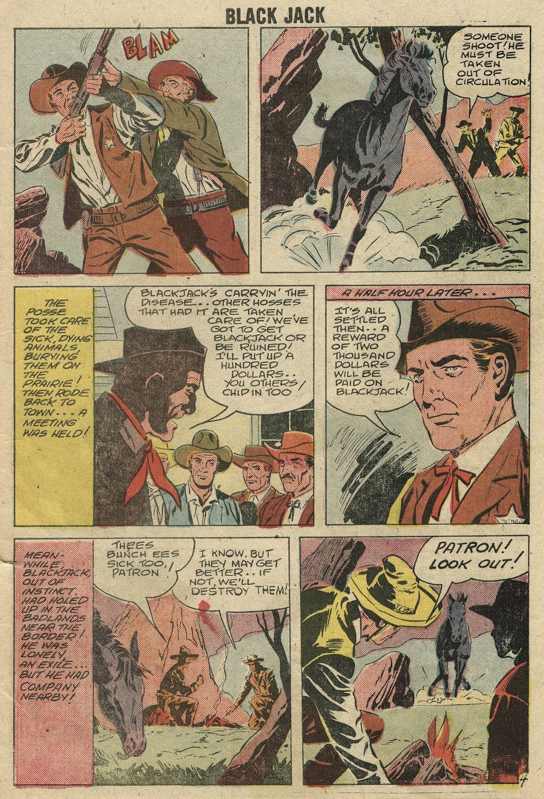 Rocky Lane's Black Jack issue 23 - Page 7