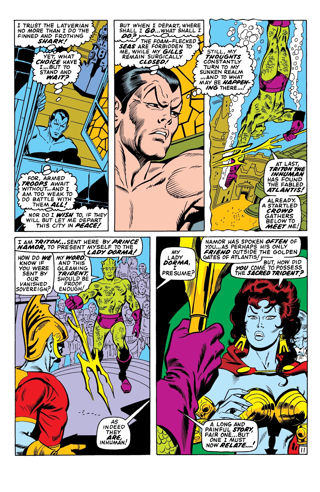 Namor, The Sub-Mariner Epic Collection: Enter The Sub-Mariner issue Who Strikes For Atlantis (Part 2) - Page 117