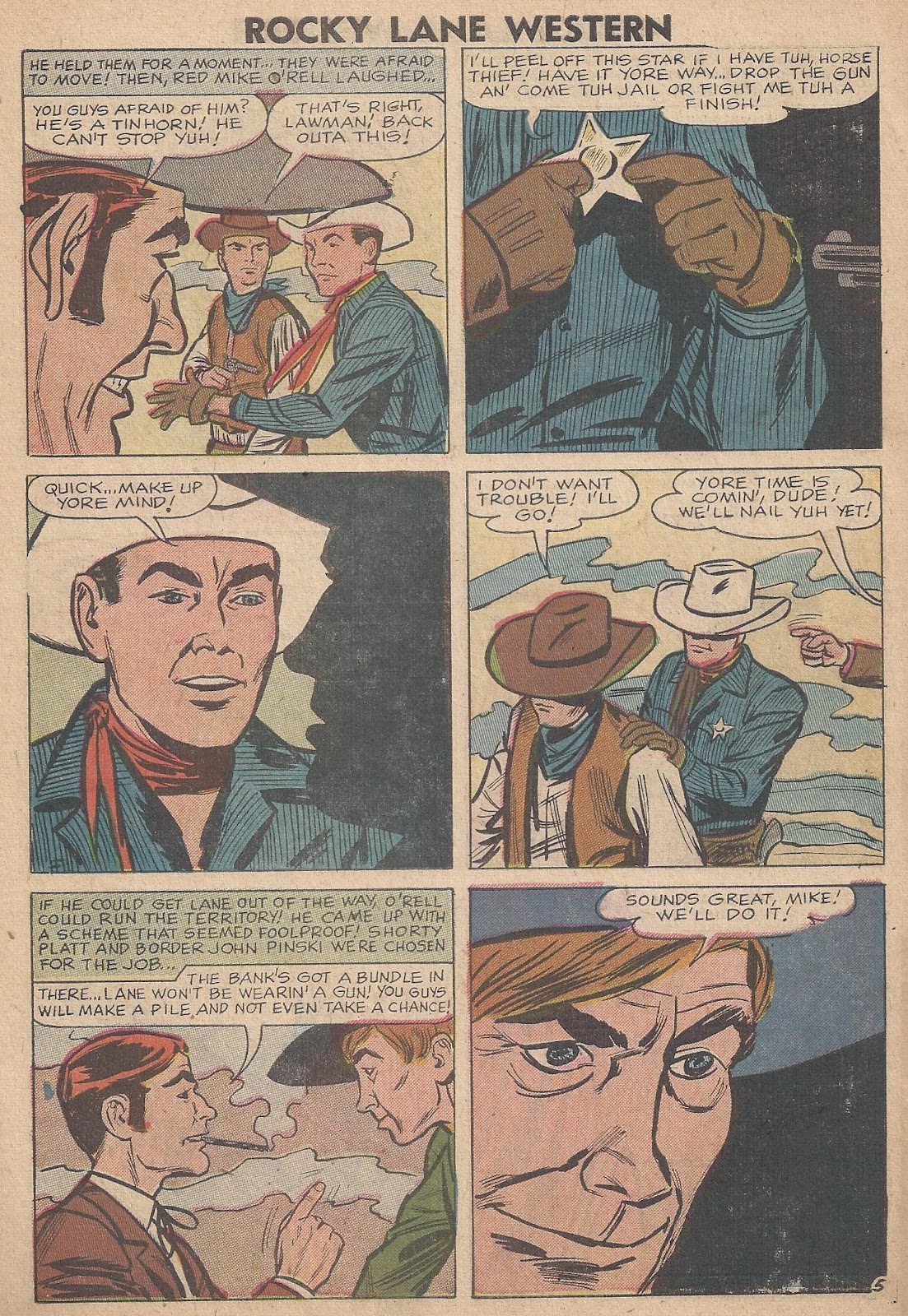 Rocky Lane Western (1954) issue 80 - Page 7