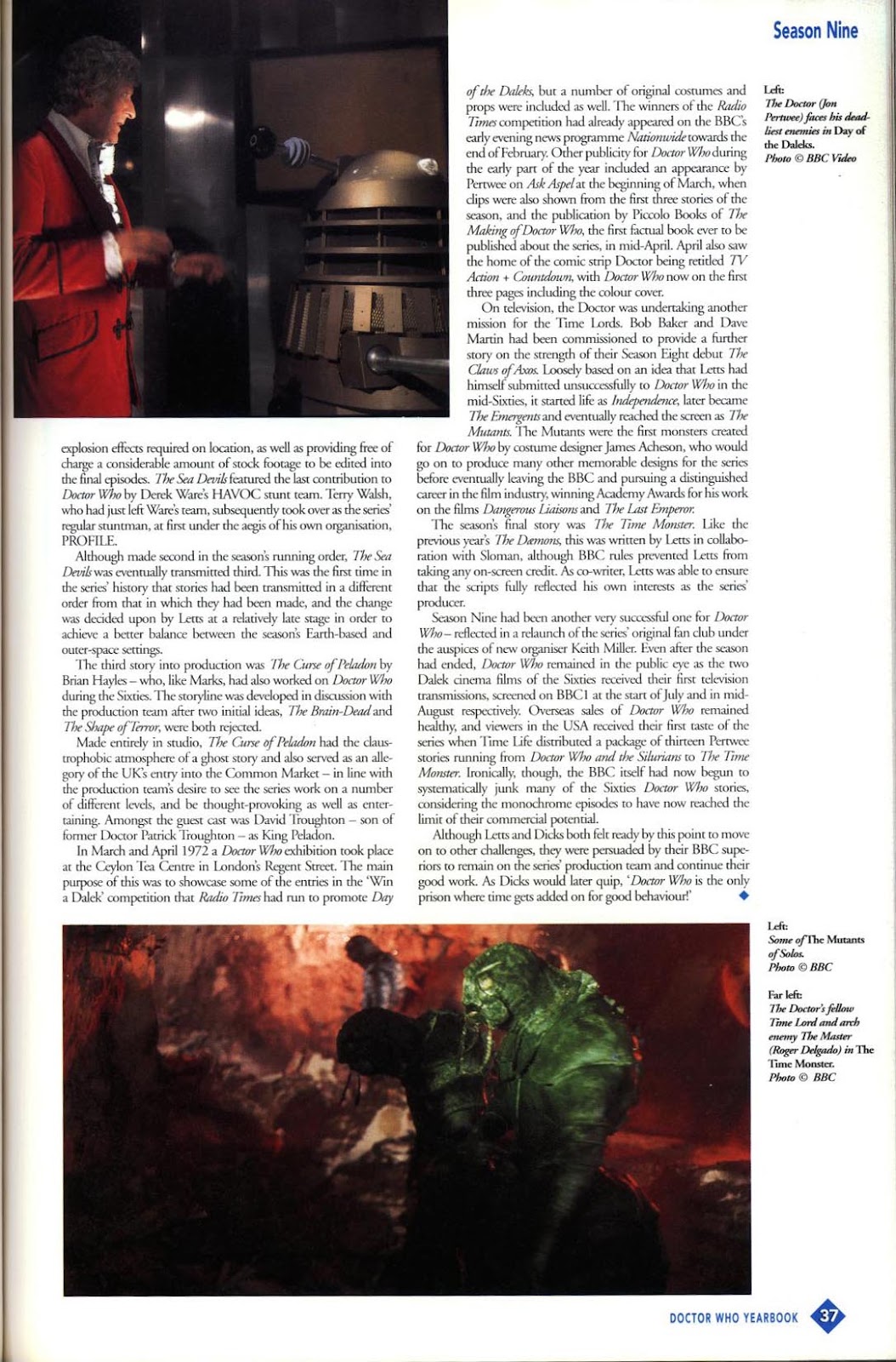 Doctor Who Yearbook issue 1996 - Page 37