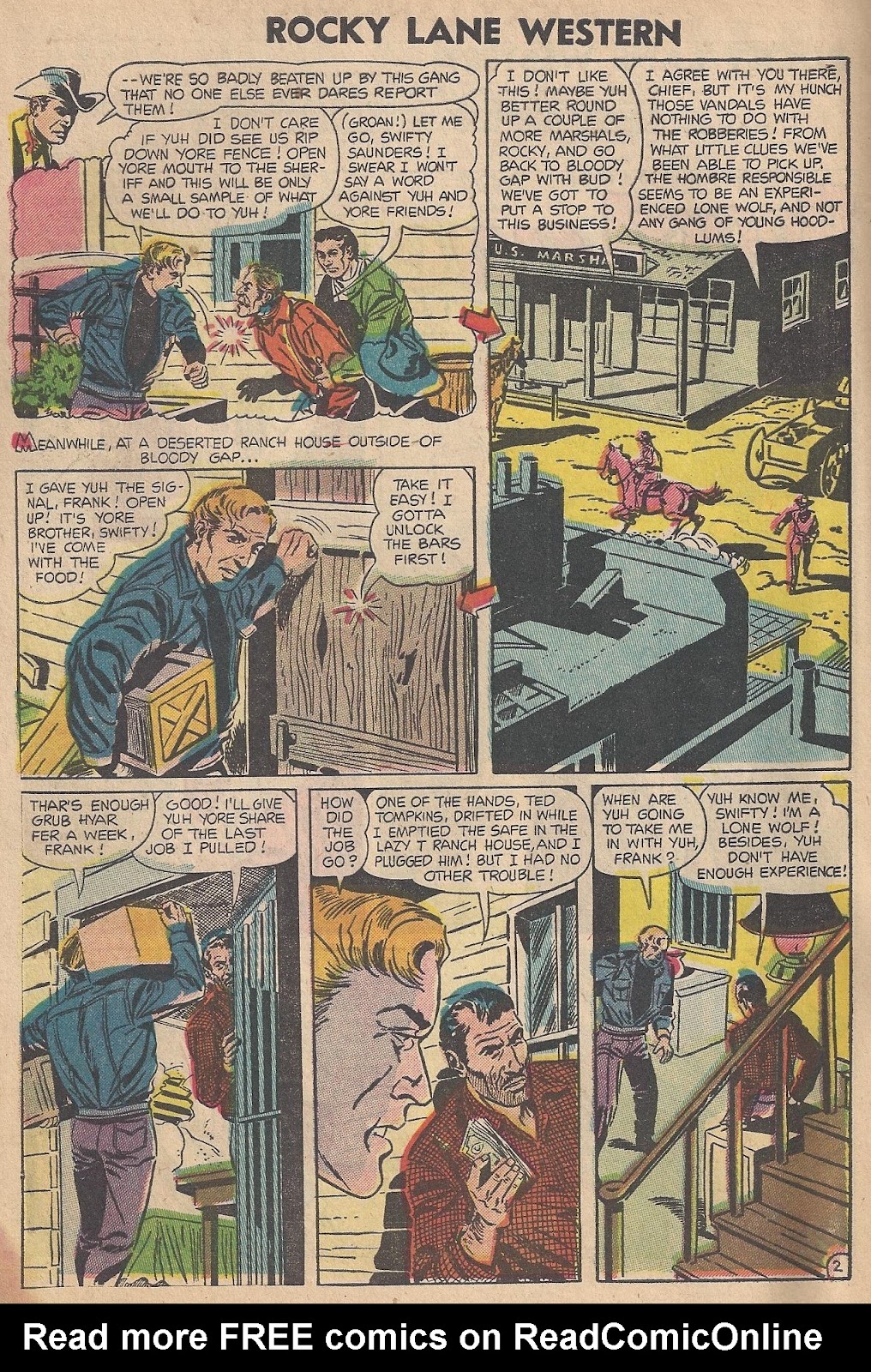 Rocky Lane Western (1954) issue 63 - Page 4