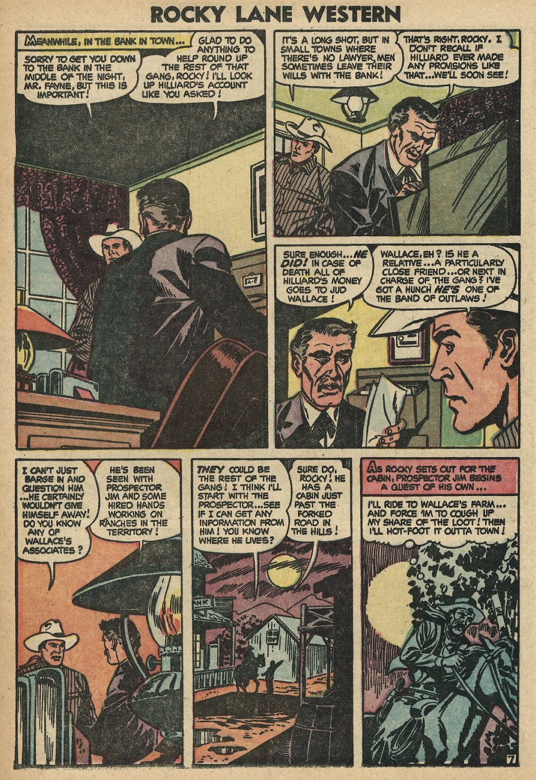 Rocky Lane Western (1954) issue 58 - Page 9
