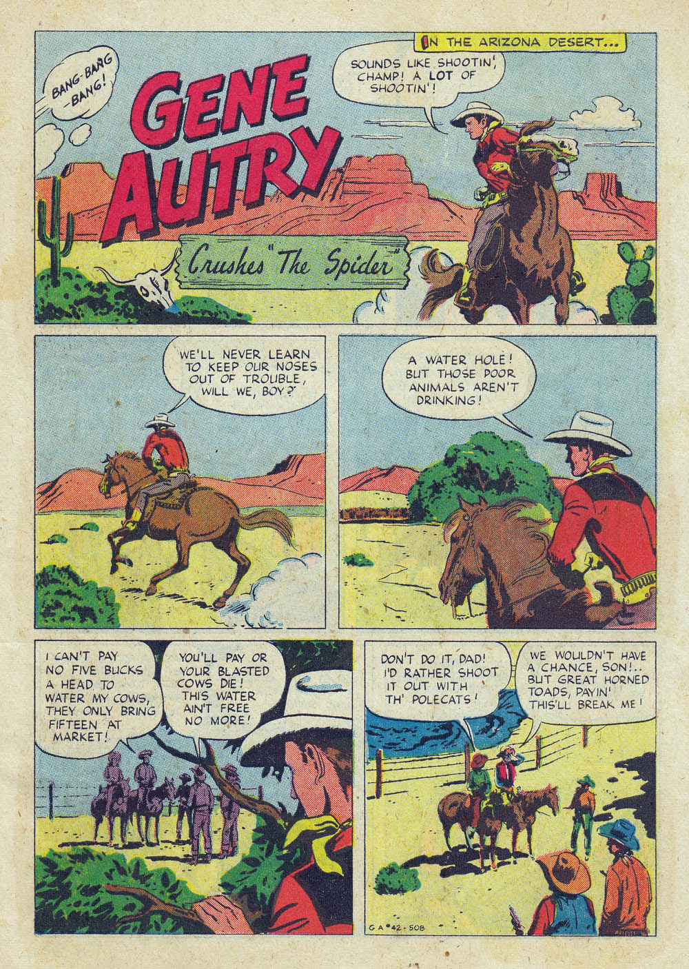 Gene Autry Comics (1946) issue 42 - Page 3