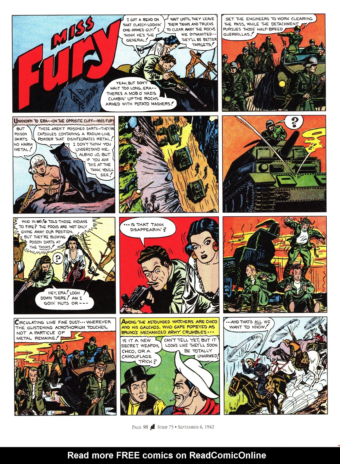 Miss Fury: Sensational Sundays 1941-1944 issue TPB - Page 106