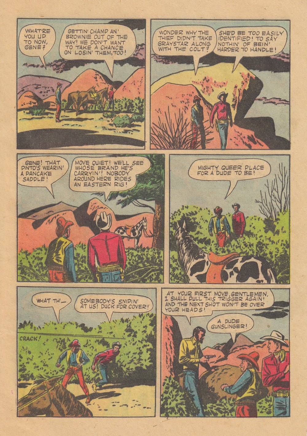 Gene Autry Comics (1946) issue 37 - Page 5