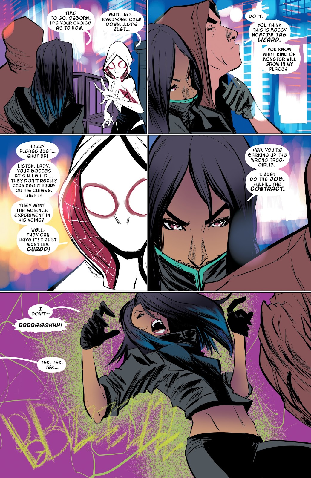Spider-Gwen: Ghost-Spider Modern Era Epic Collection: Edge of Spider-Verse issue Weapon of Choice (Part 2) - Page 92