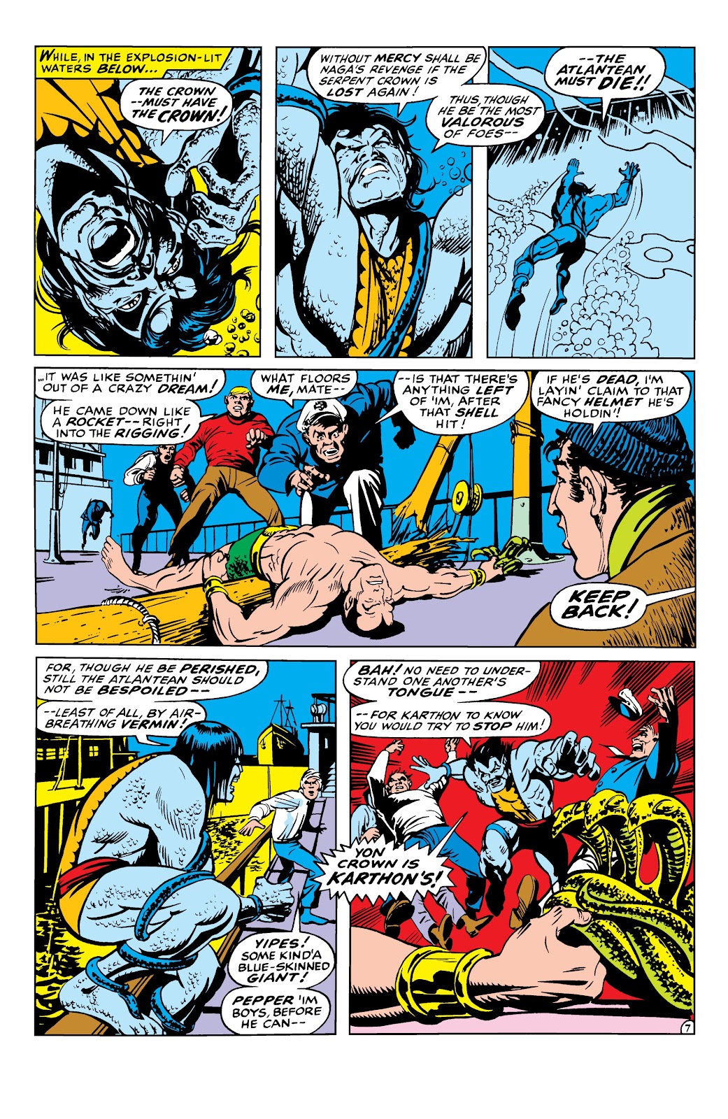 Namor, The Sub-Mariner Epic Collection: Enter The Sub-Mariner issue Who Strikes For Atlantis (Part 1) - Page 180