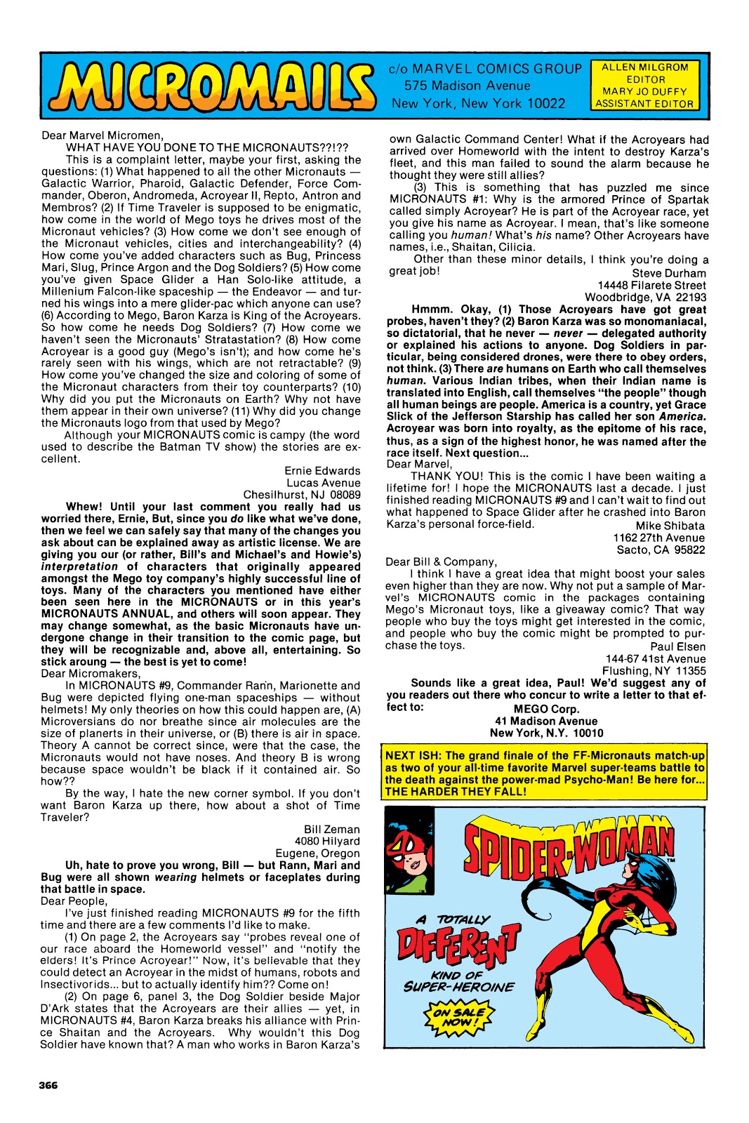 Micronauts: The Original Marvel Years Omnibus issue TPB (Part 2) - Page 109