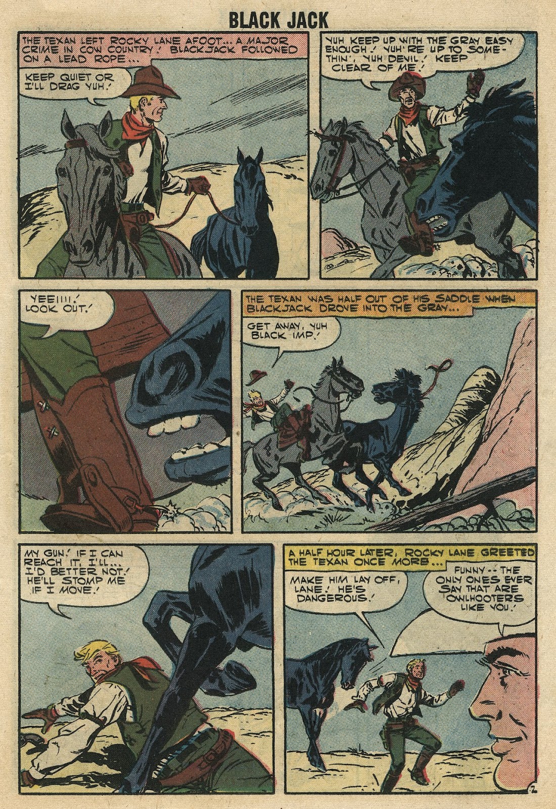 Rocky Lane's Black Jack issue 20 - Page 11