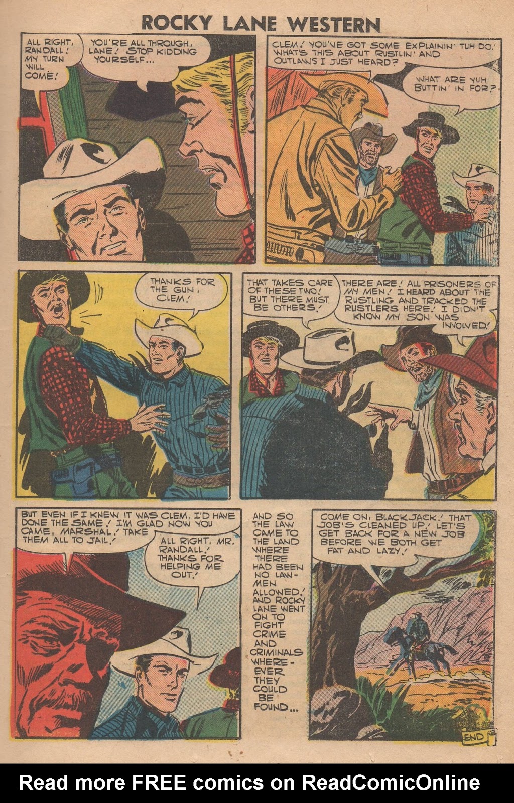 Rocky Lane Western (1954) issue 77 - Page 17