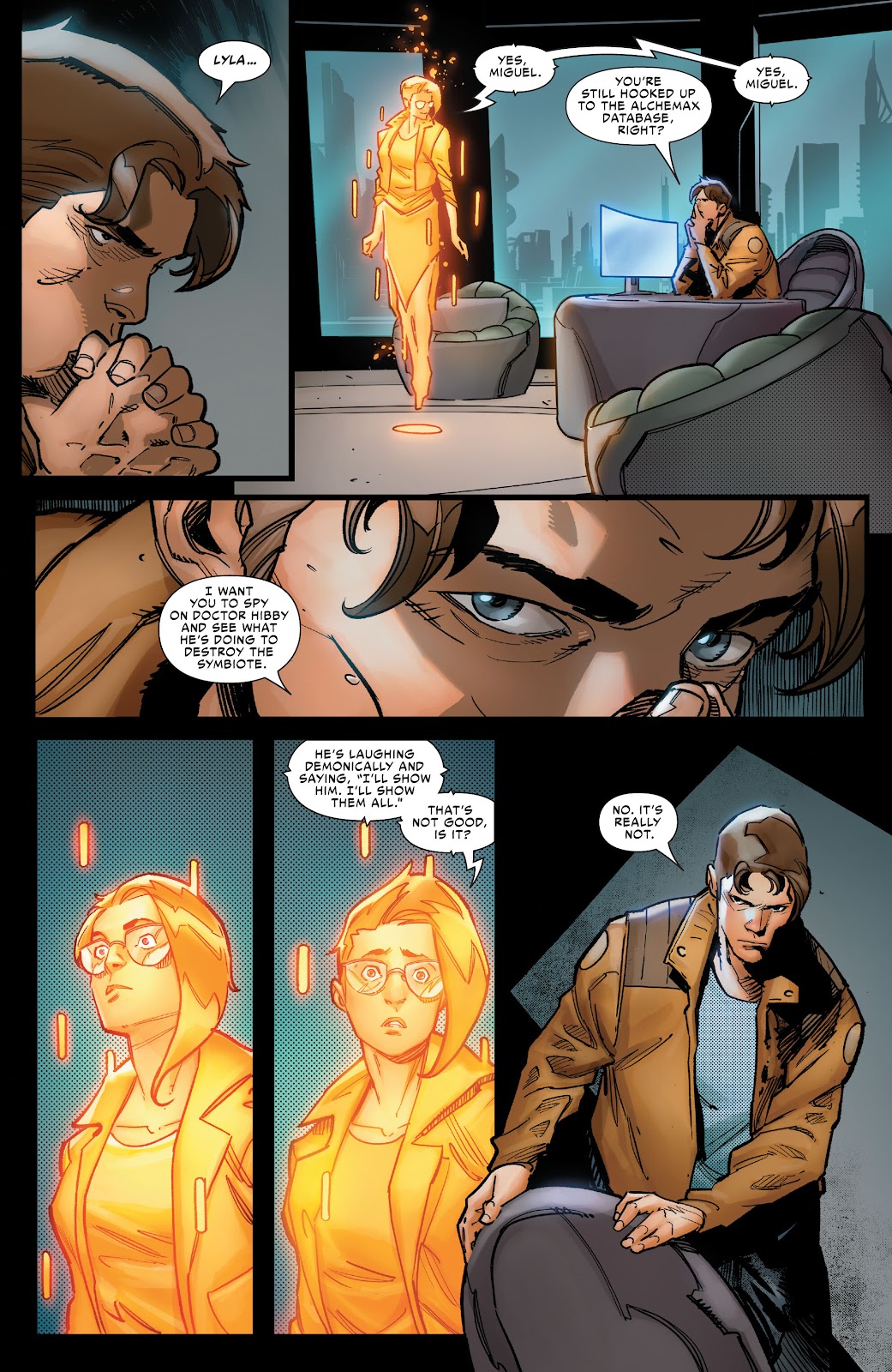Symbiote Spider-Man 2099 issue 1 - Page 18