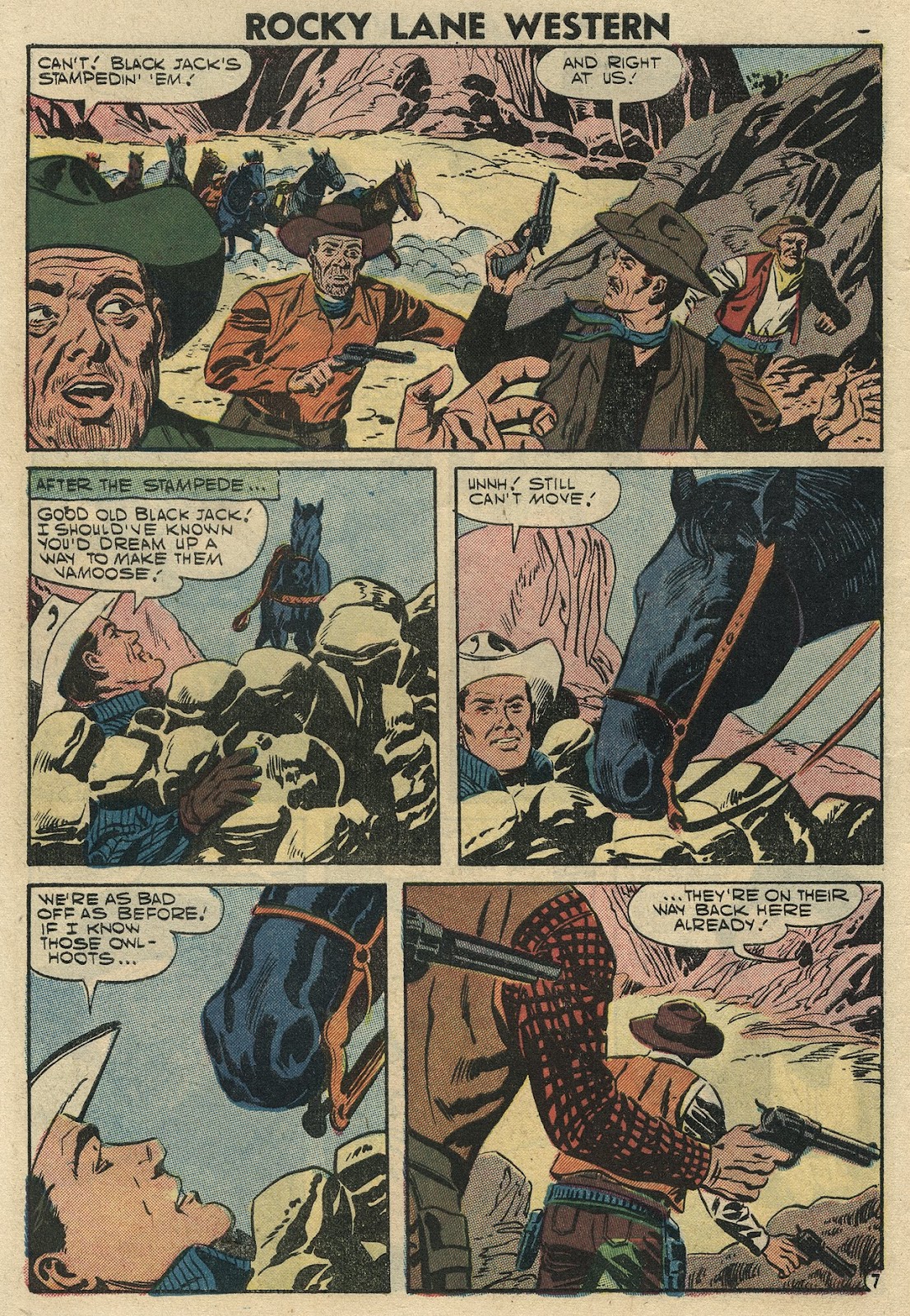 Rocky Lane Western (1954) issue 78 - Page 10