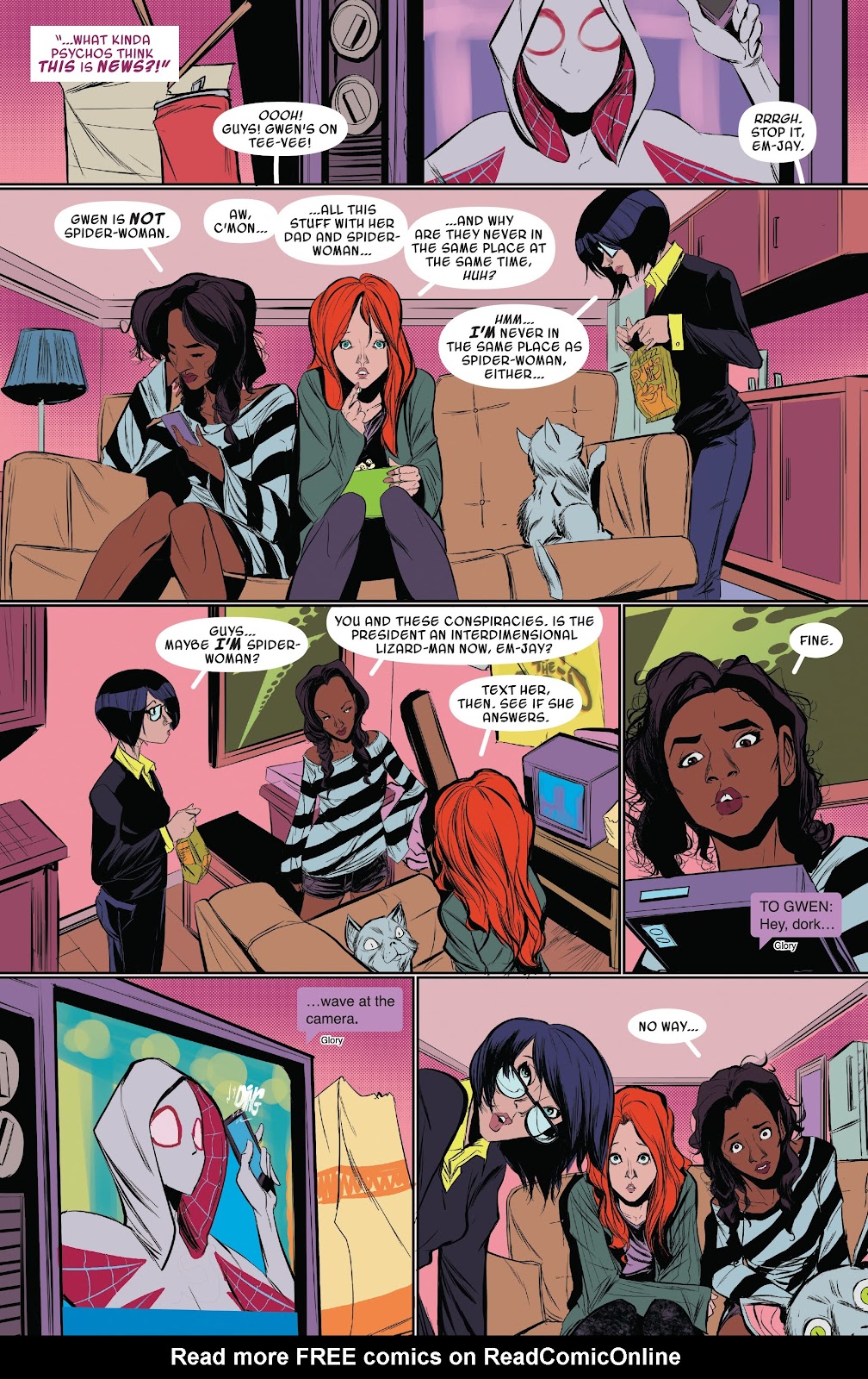 Spider-Gwen: Ghost-Spider Modern Era Epic Collection: Edge of Spider-Verse issue Weapon of Choice (Part 2) - Page 64