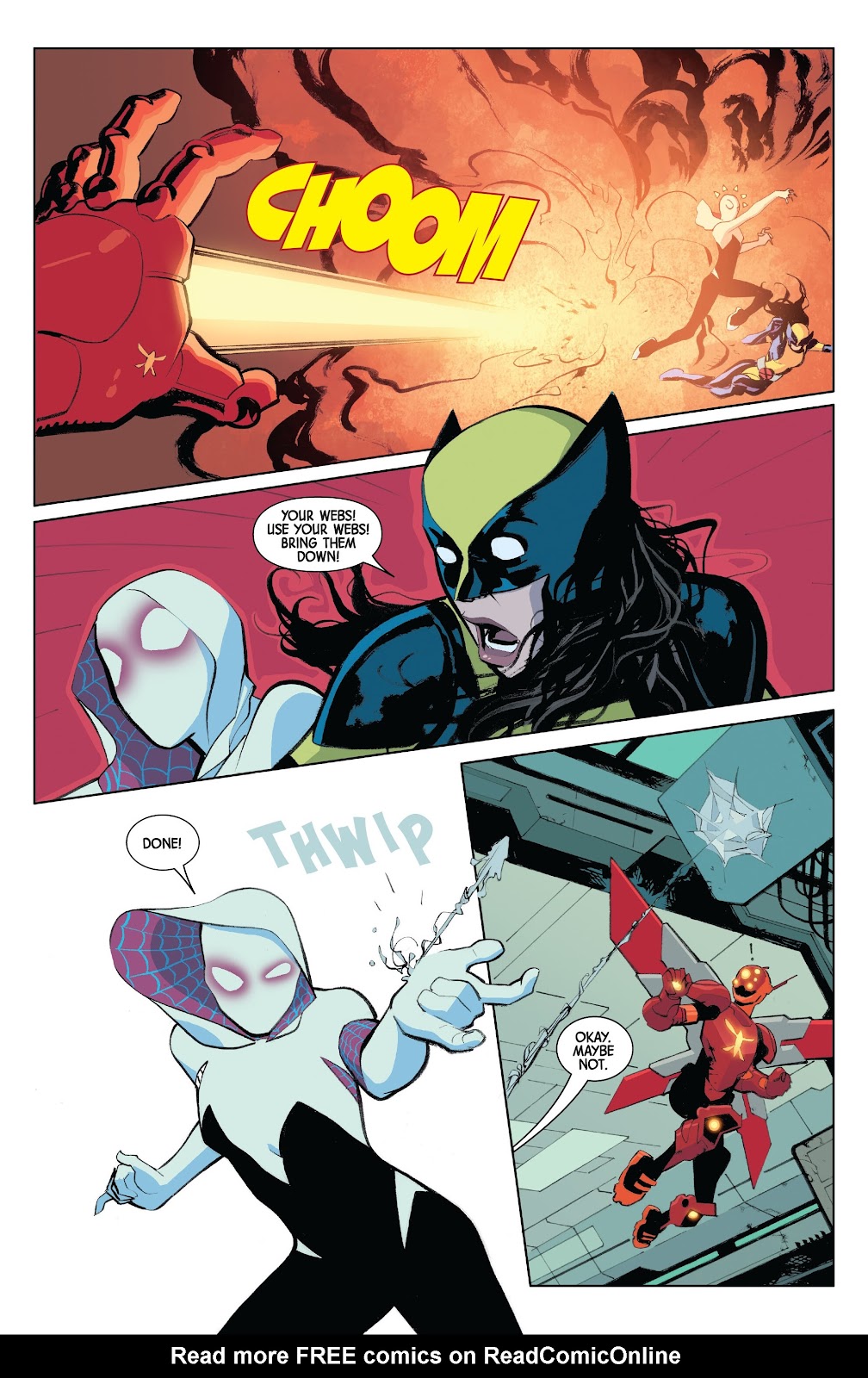 Spider-Gwen: Ghost-Spider Modern Era Epic Collection: Edge of Spider-Verse issue Weapon of Choice (Part 1) - Page 56