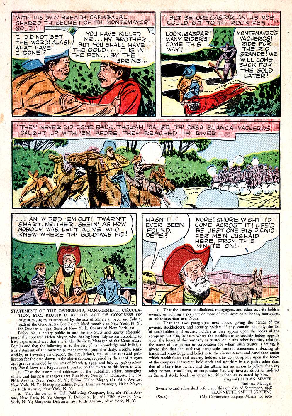 Gene Autry Comics (1946) issue 22 - Page 34
