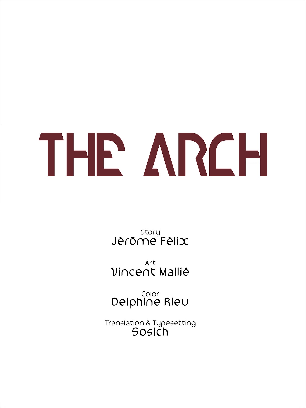 The Arch issue 1 - Page 2