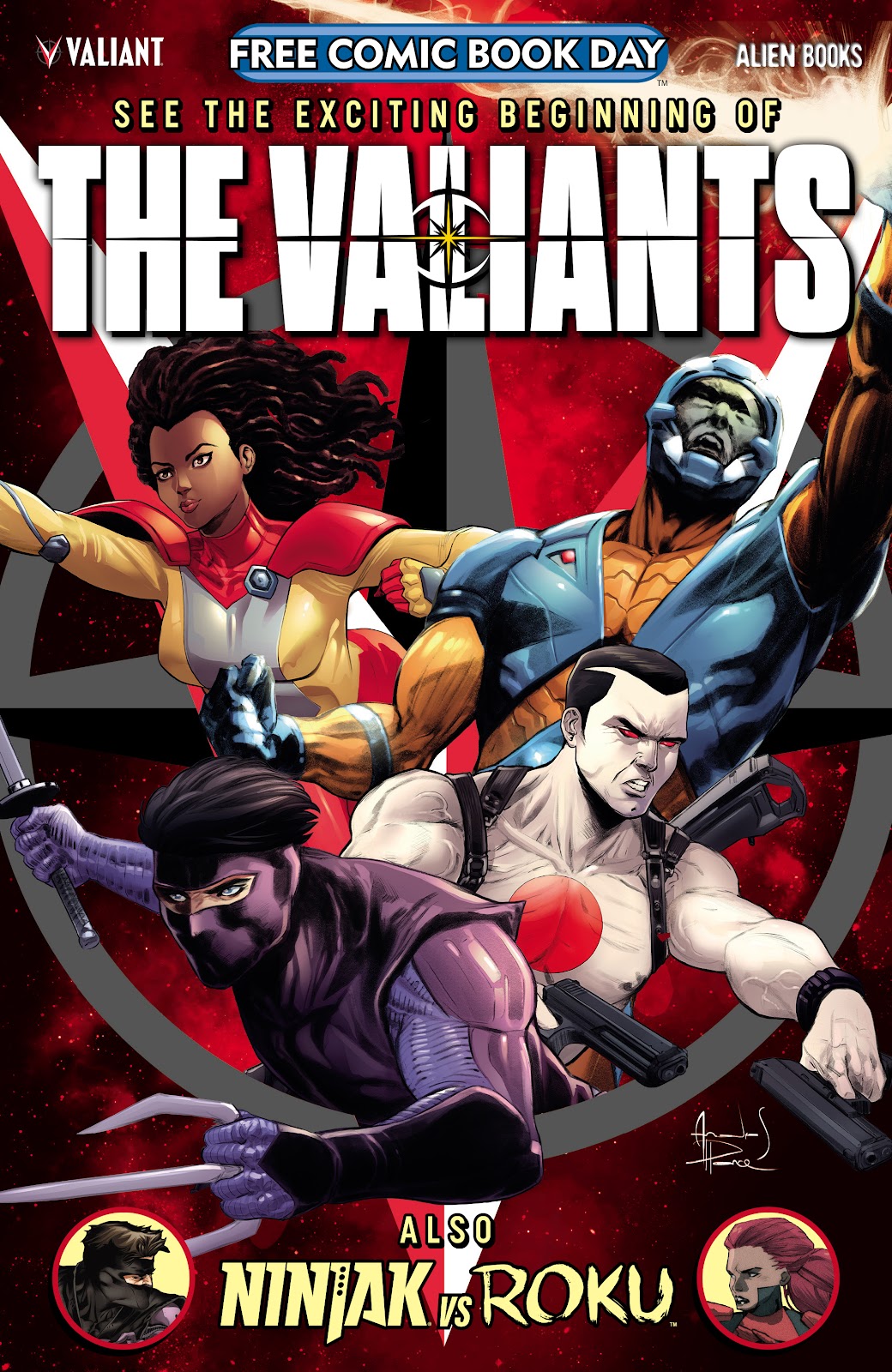 <{ $series->title }} issue The Valiants - Page 1