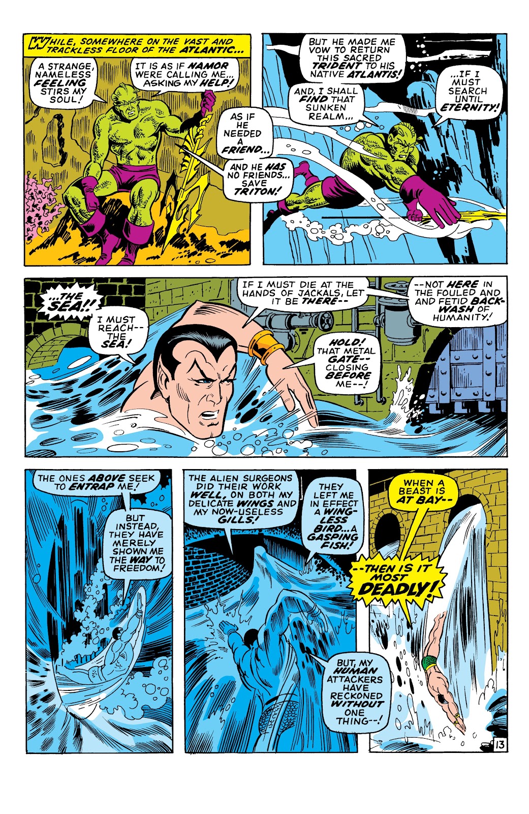 Namor, The Sub-Mariner Epic Collection: Enter The Sub-Mariner issue Who Strikes For Atlantis (Part 2) - Page 98