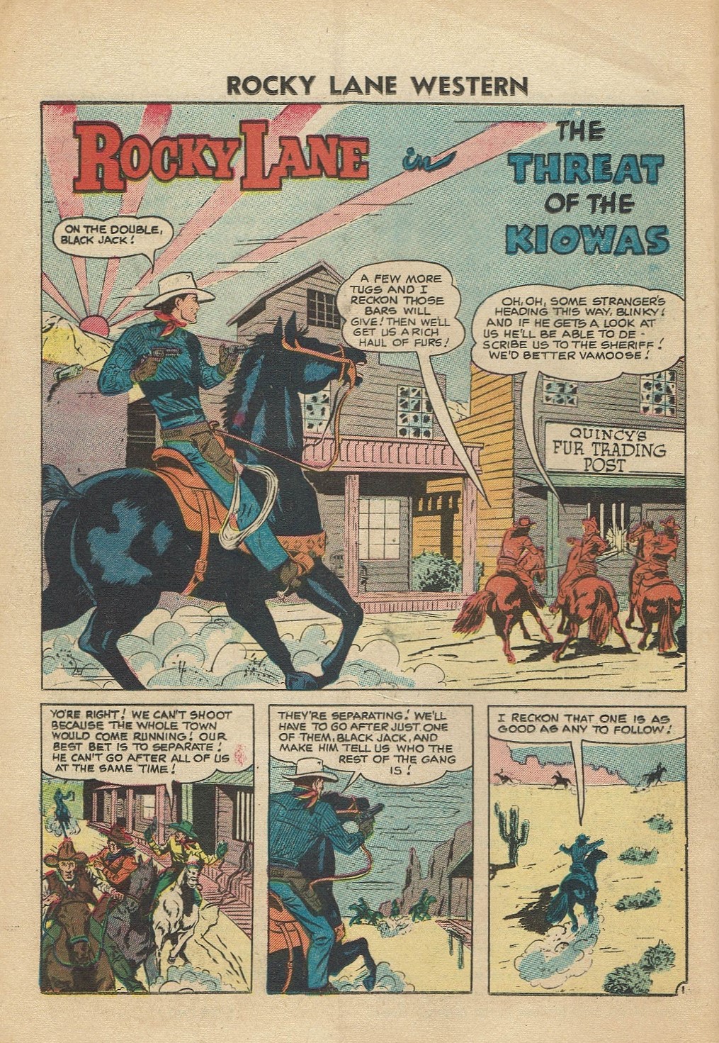 Rocky Lane Western (1954) issue 74 - Page 18