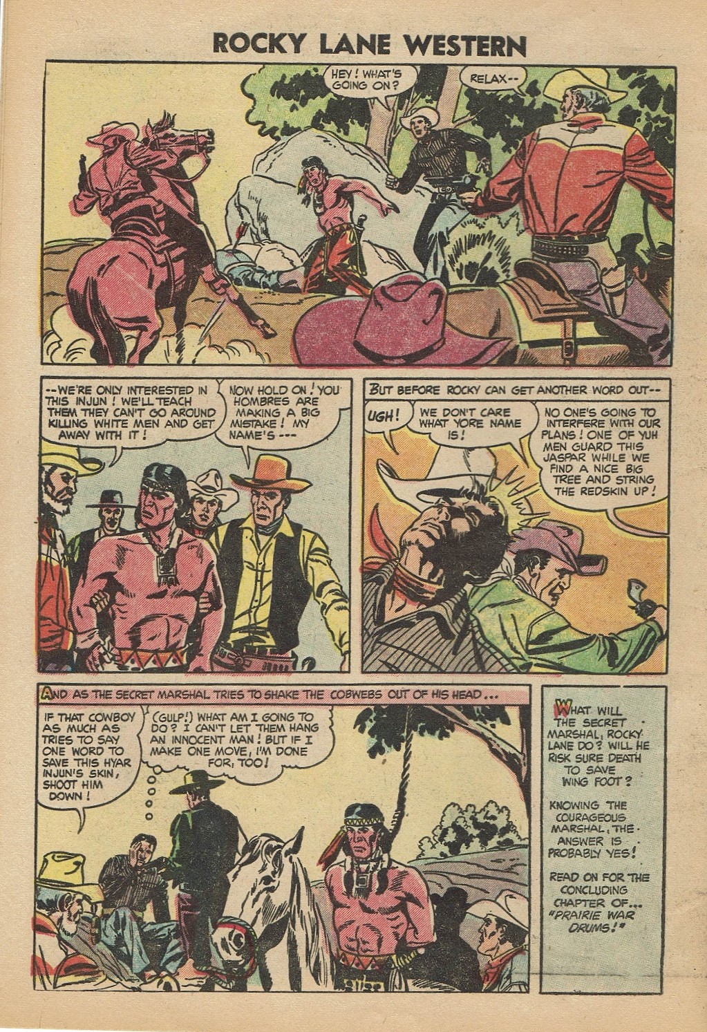 Rocky Lane Western (1954) issue 61 - Page 8