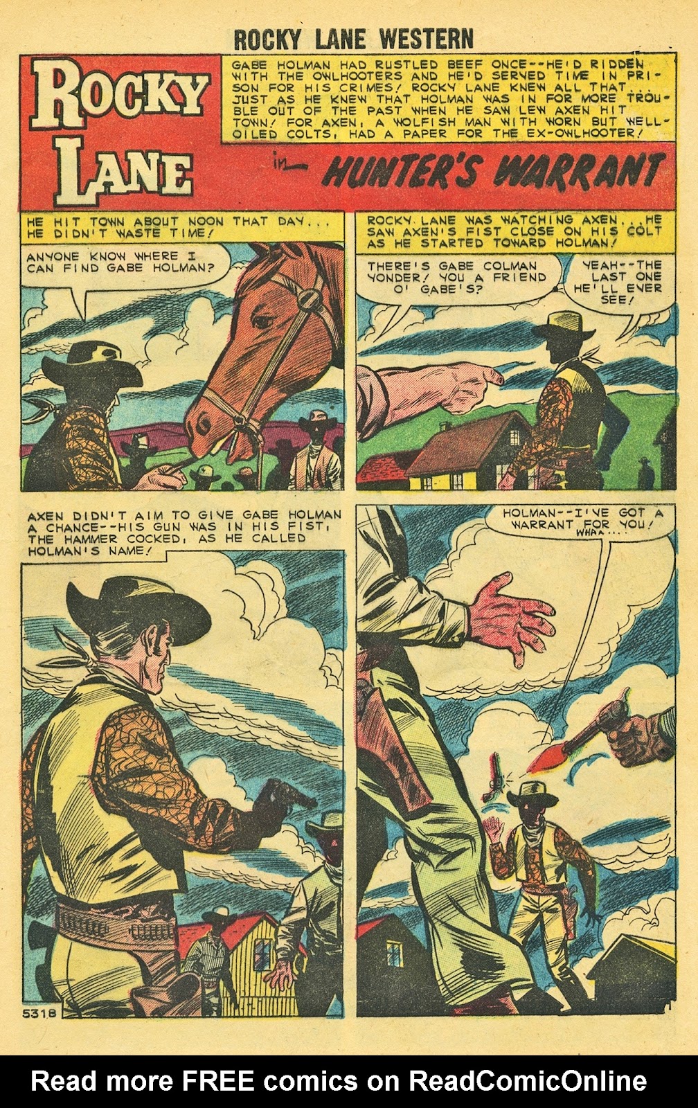 Rocky Lane Western (1954) issue 87 - Page 9
