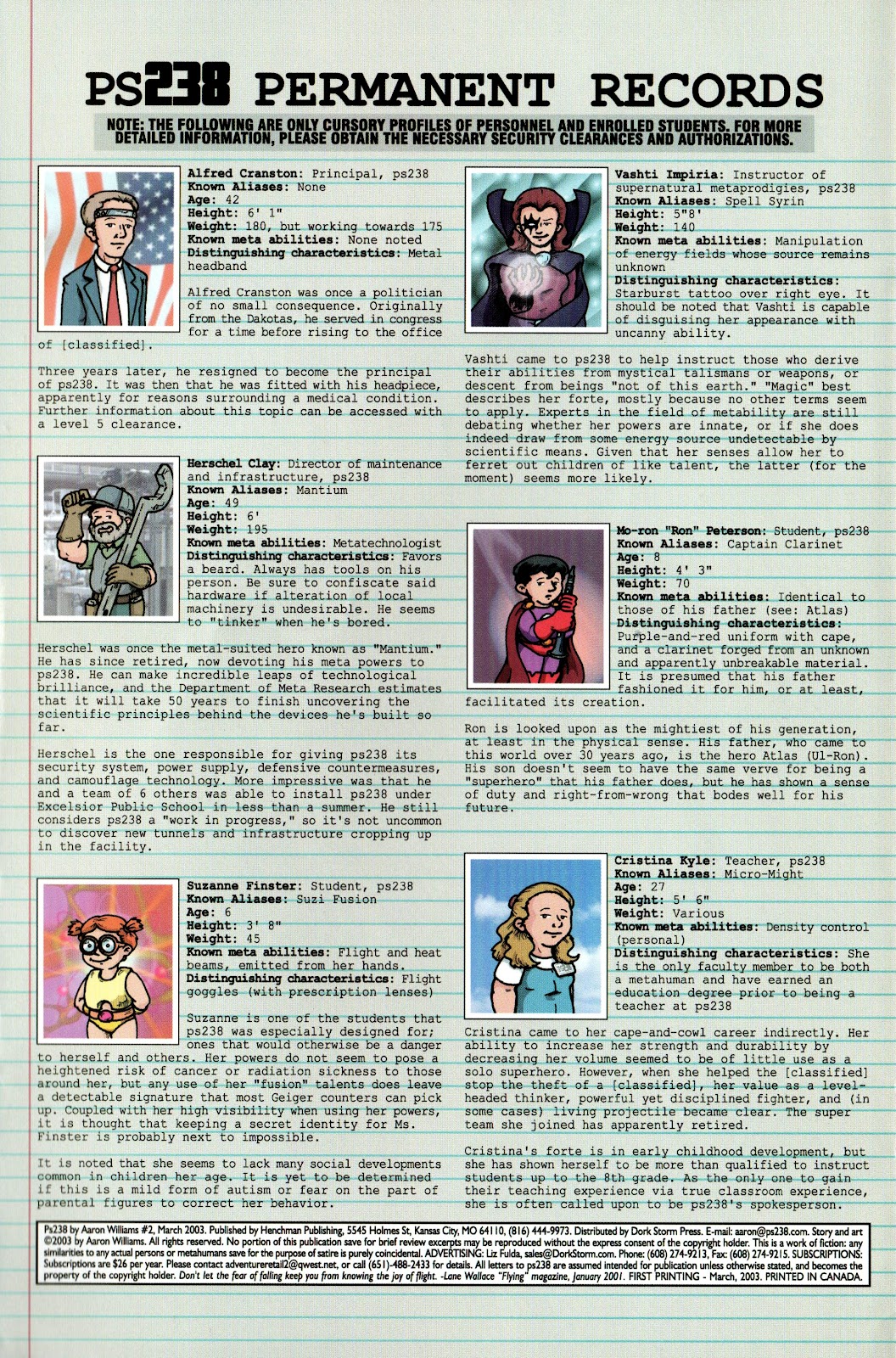 PS238 issue 1 - Page 2
