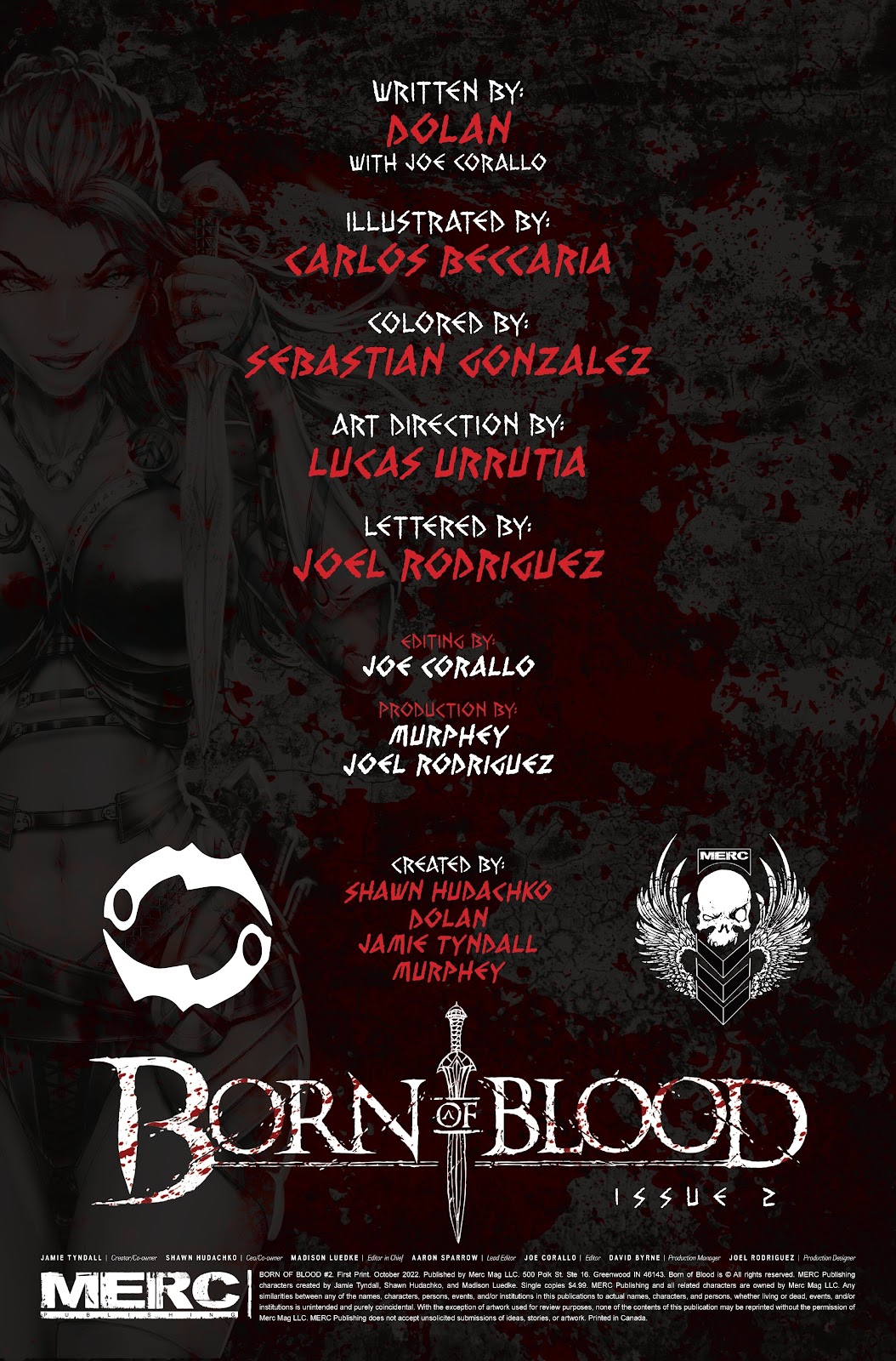 Born of Blood issue 2 - Page 2