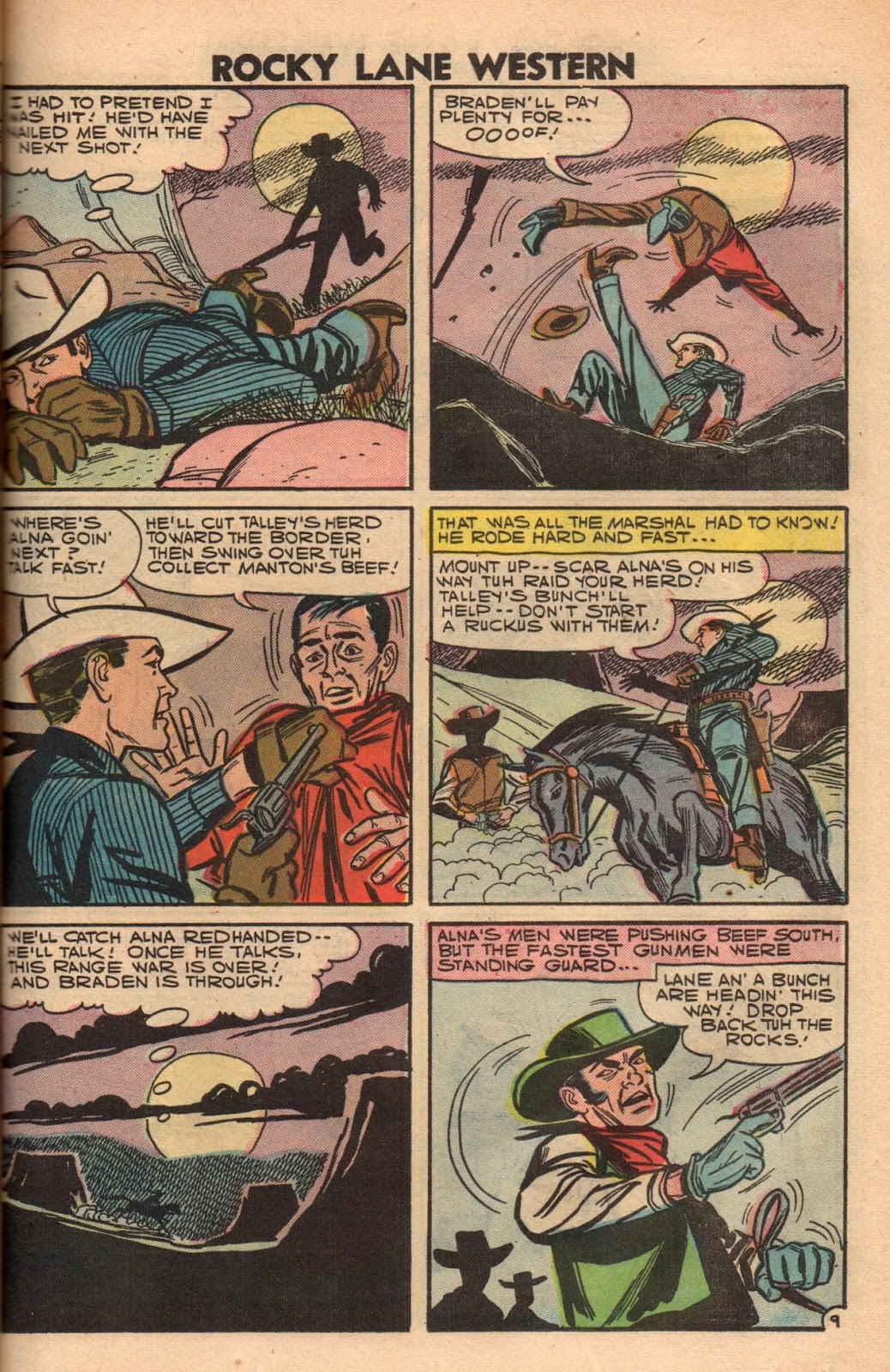 Rocky Lane Western (1954) issue 79 - Page 37