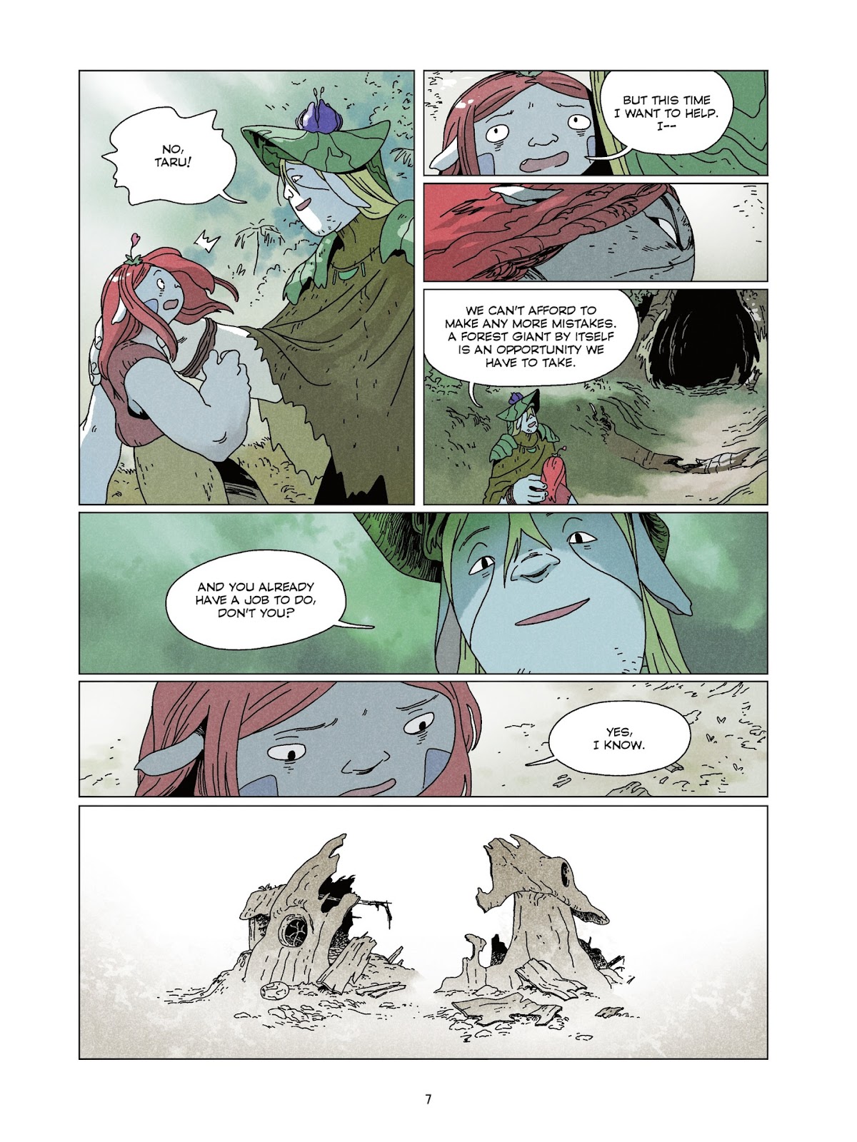 Hana and Taru: The Forest Giants issue TPB (Part 1) - Page 7