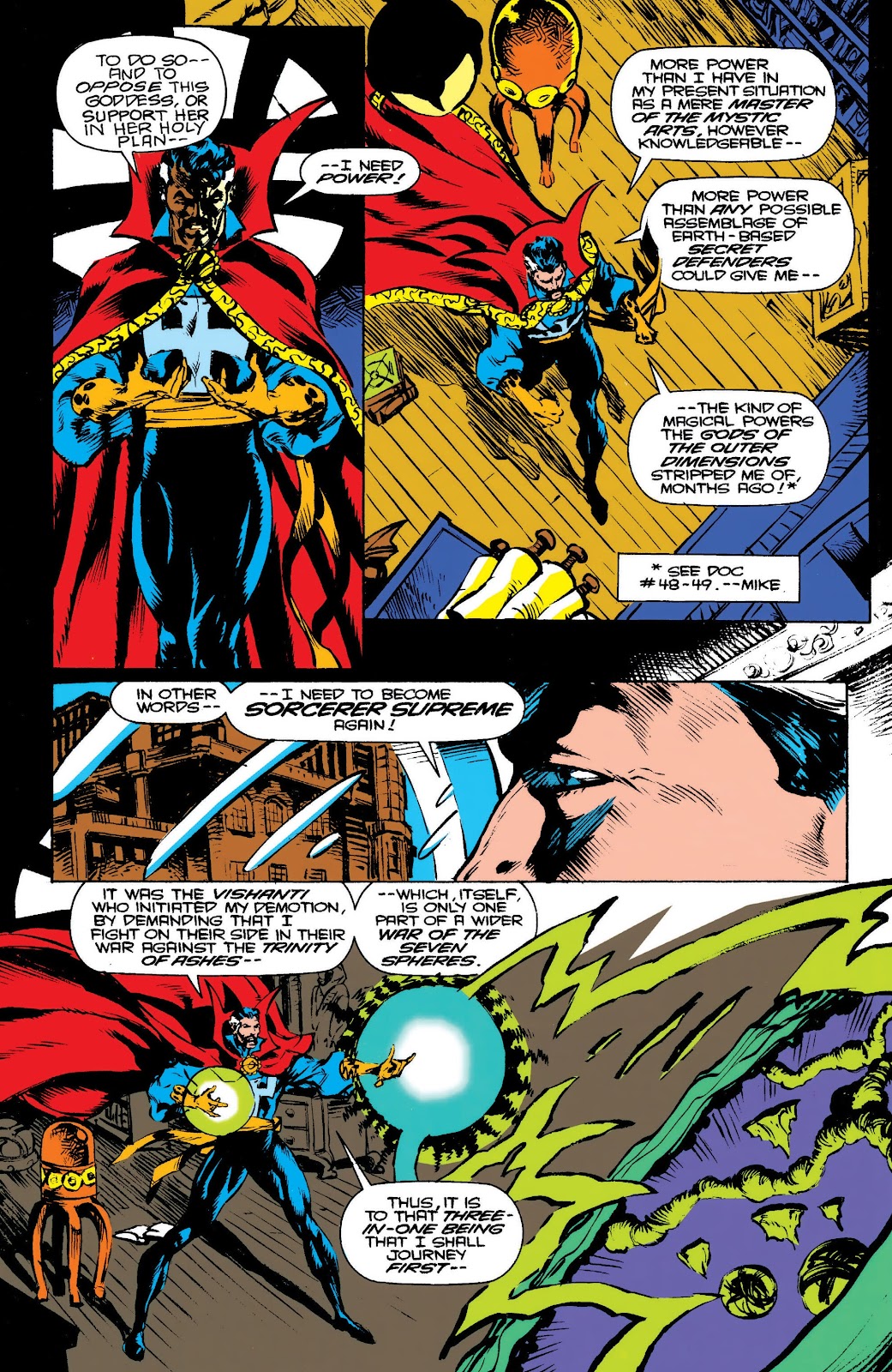 Doctor Strange Epic Collection: Infinity War issue Nightmare on Bleecker Street (Part 2) - Page 56