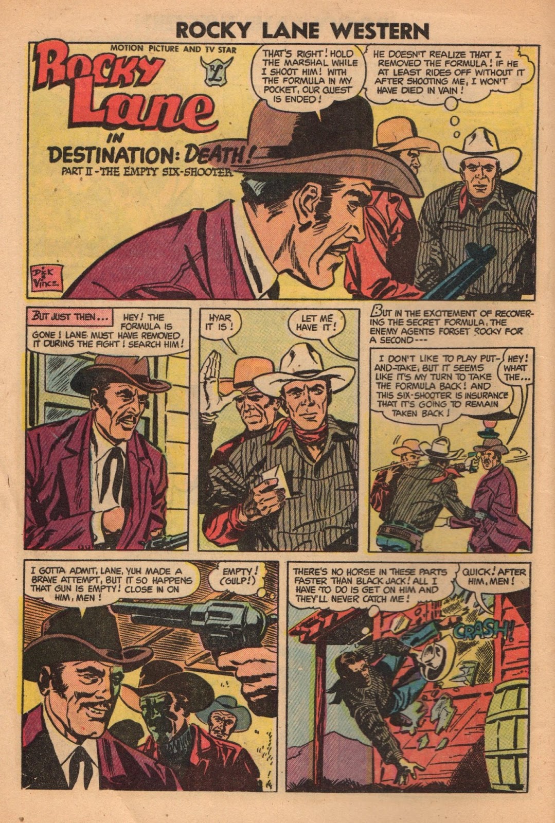 Rocky Lane Western (1954) issue 59 - Page 8