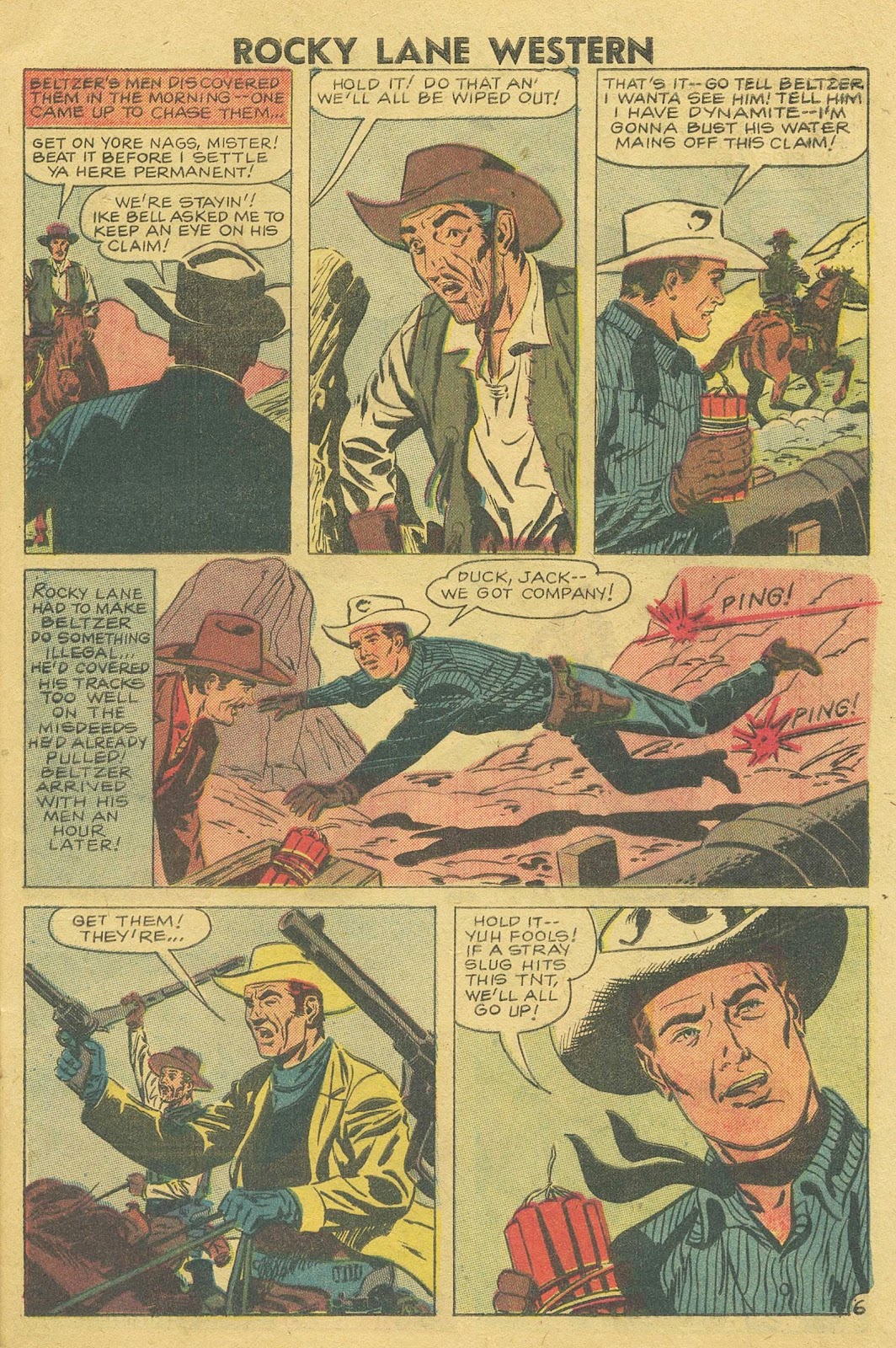 Rocky Lane Western (1954) issue 81 - Page 9