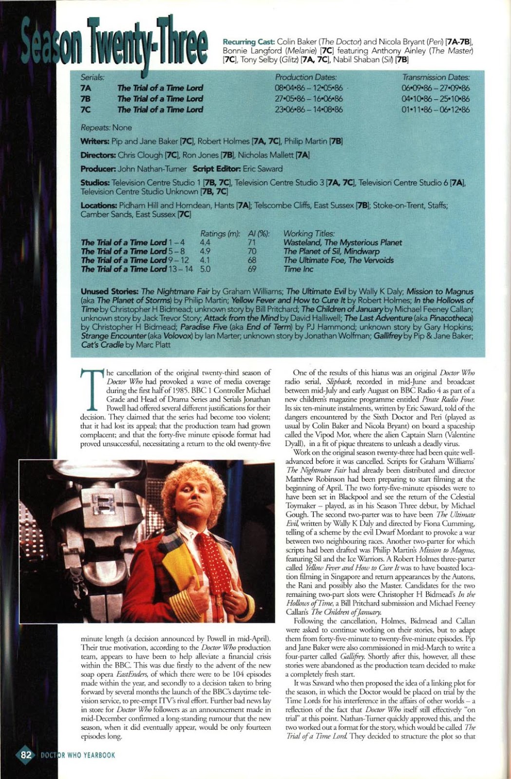 Doctor Who Yearbook issue 1996 - Page 82