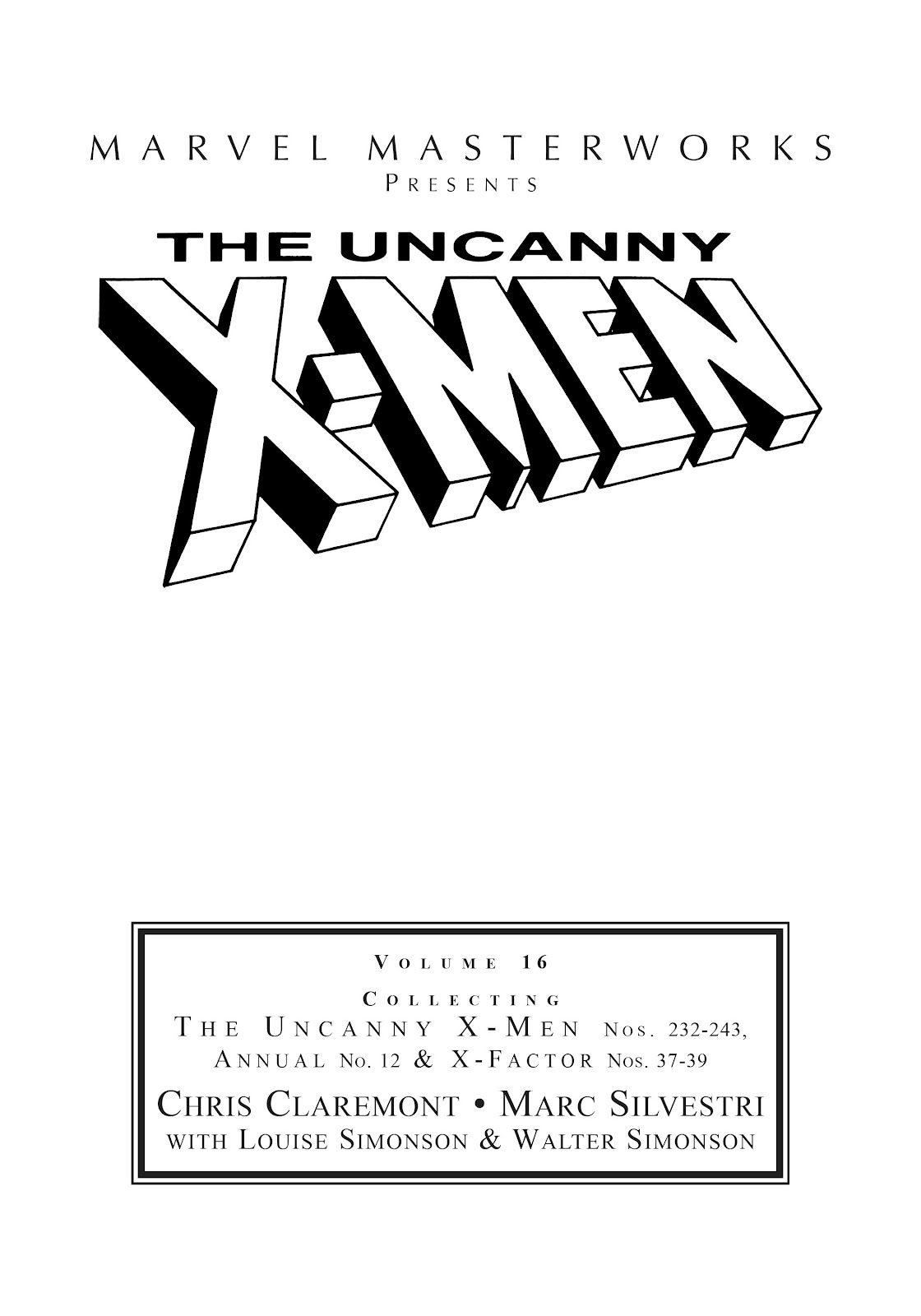 Marvel Masterworks: The Uncanny X-Men issue TPB 16 (Part 1) - Page 2