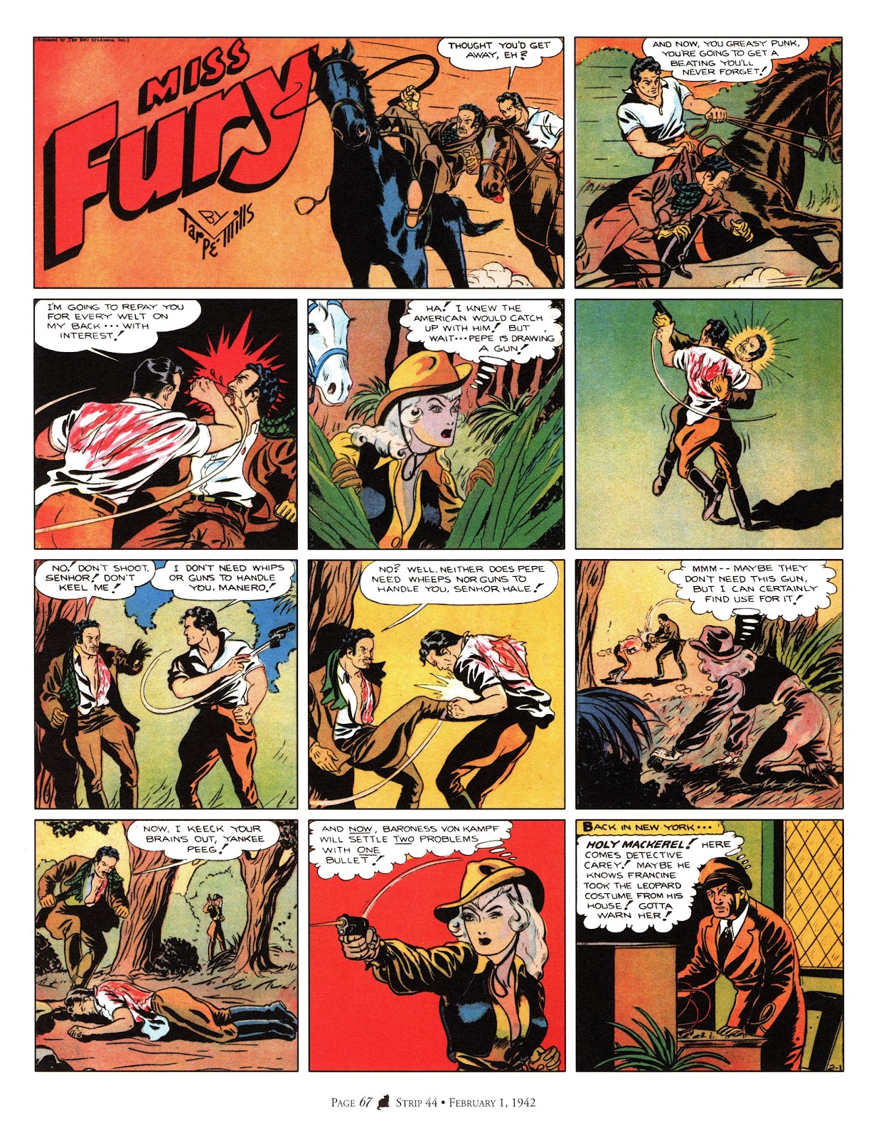 Miss Fury: Sensational Sundays 1941-1944 issue TPB - Page 75