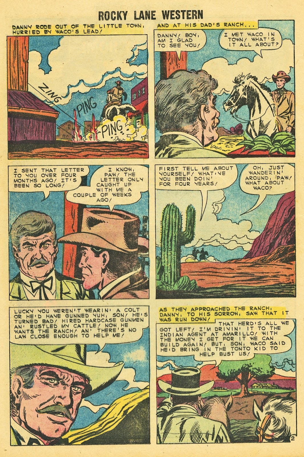 Rocky Lane Western (1954) issue 87 - Page 16