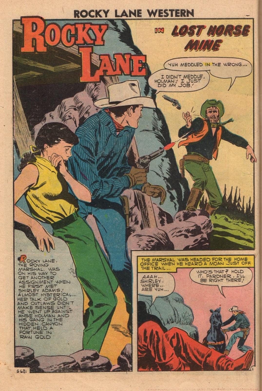 Rocky Lane Western (1954) issue 76 - Page 10